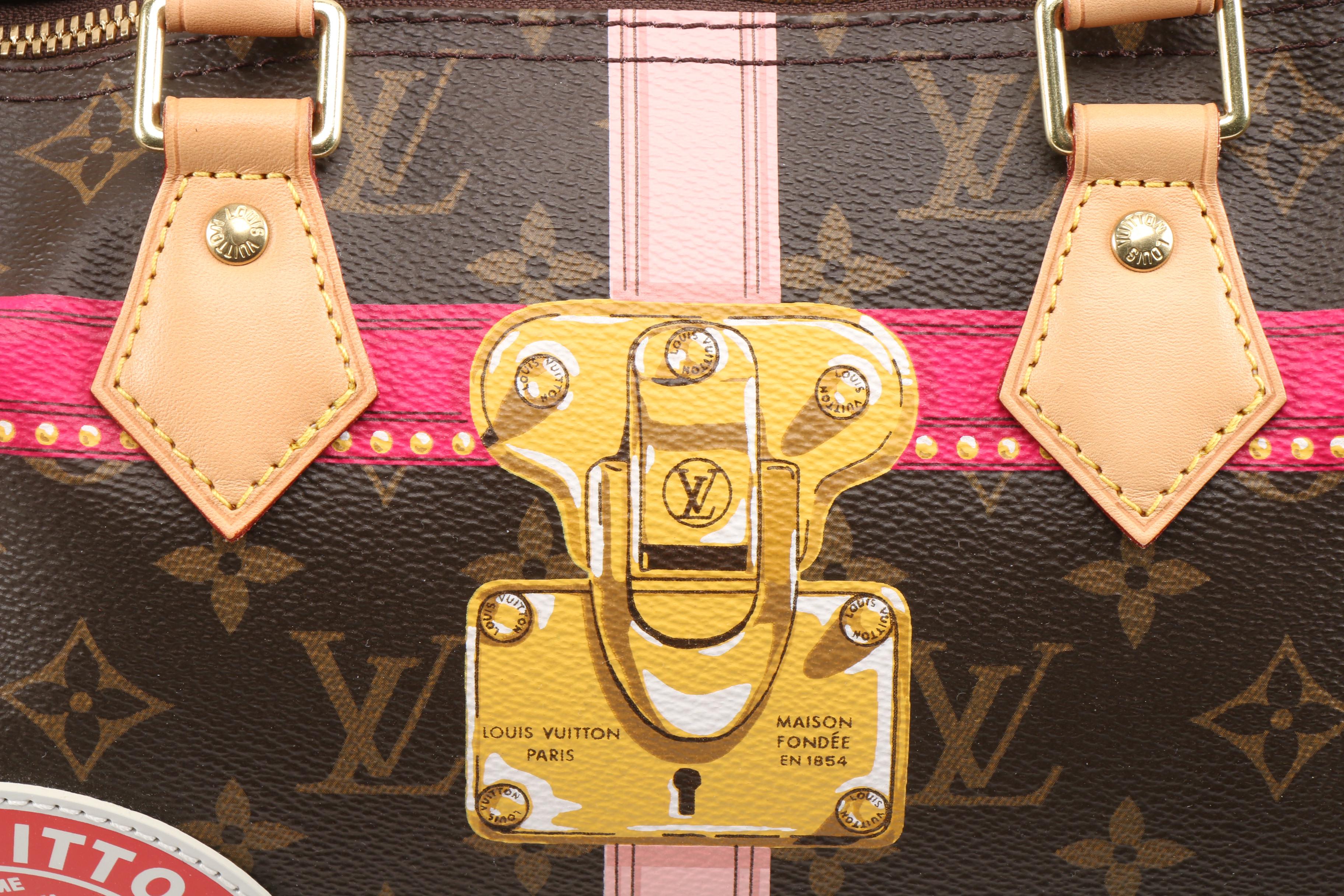 Louis Vuitton 2018 Summer Trunk Collection Monogram Canvas Speedy Bandouliere 30