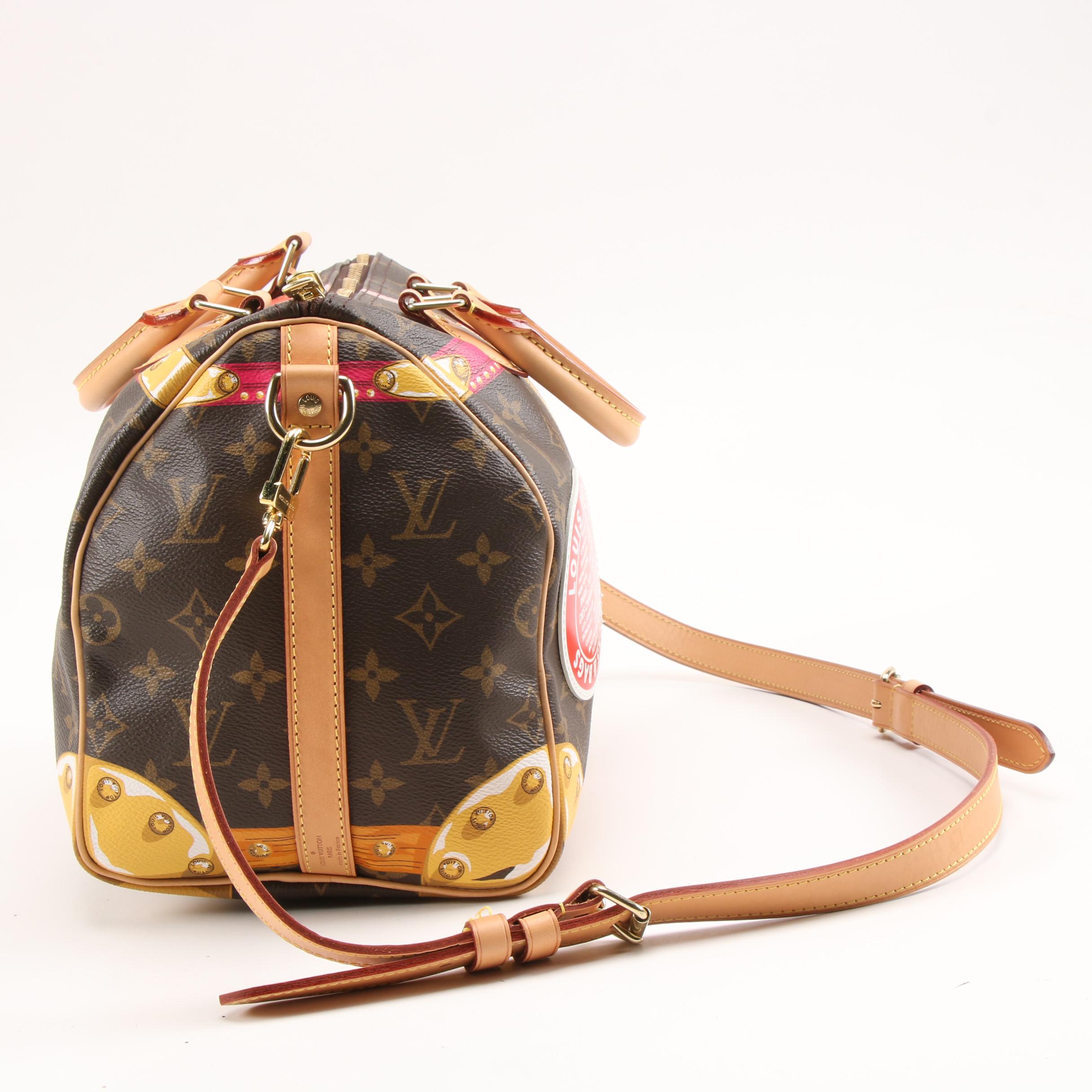 Louis Vuitton 2018 Summer Trunk Collection Monogram Canvas Speedy Bandouliere 30