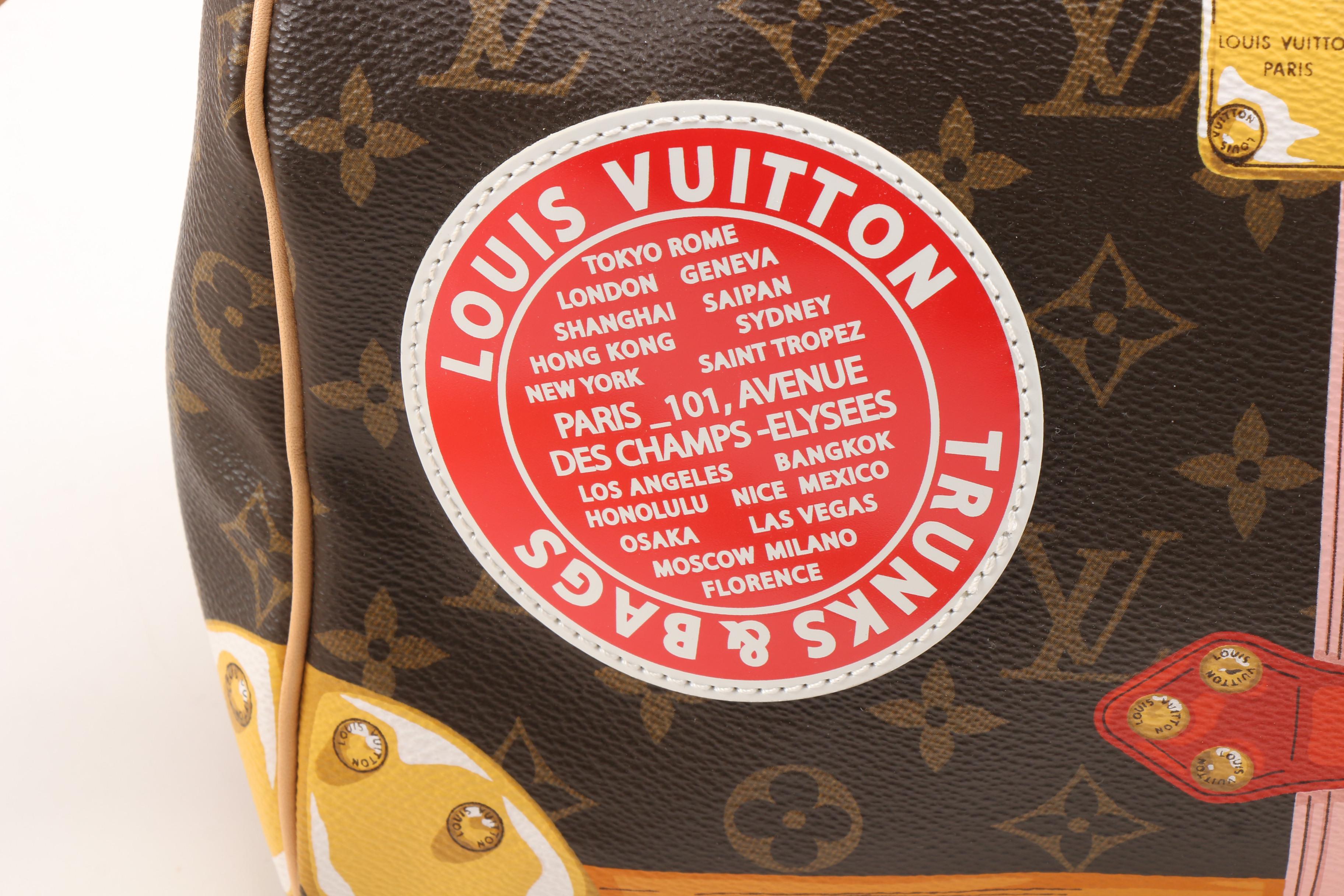 Louis Vuitton 2018 Summer Trunk Collection Monogram Canvas Speedy Bandouliere 30