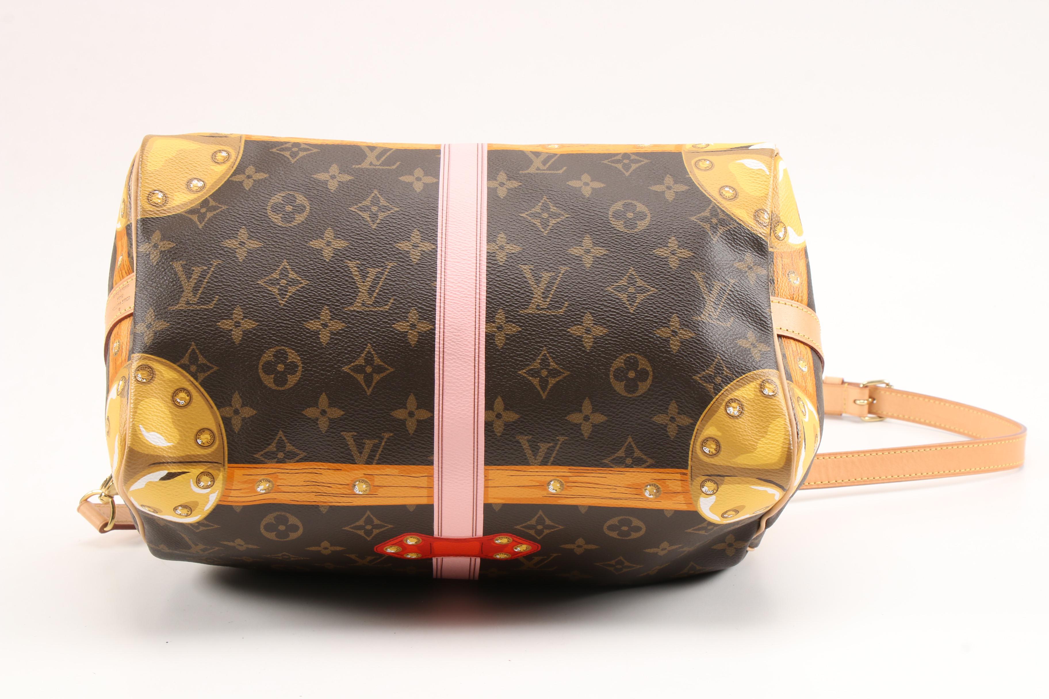 Louis Vuitton 2018 Summer Trunk Collection Monogram Canvas Speedy Bandouliere 30