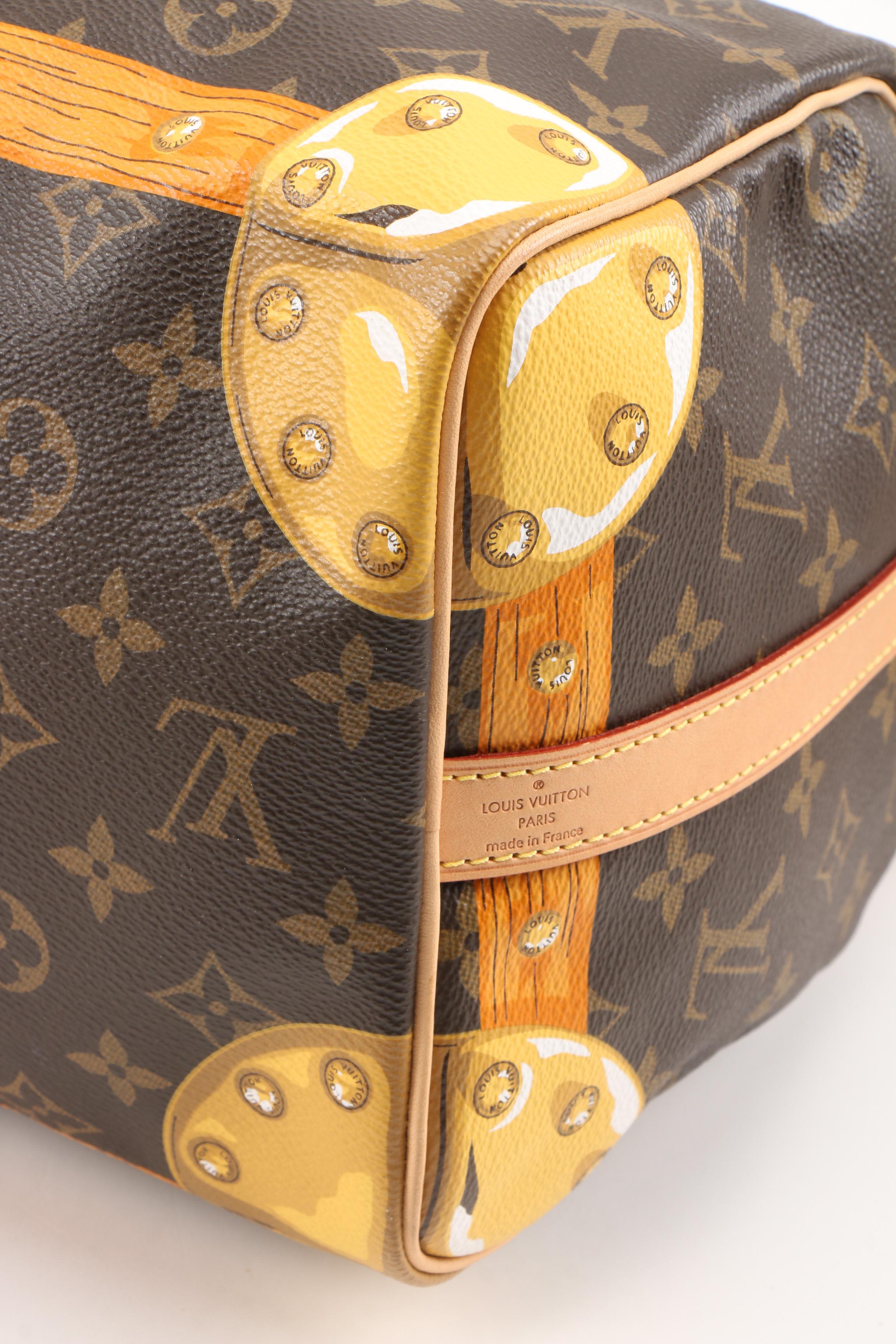 Louis Vuitton 2018 Summer Trunk Collection Monogram Canvas Speedy Bandouliere 30