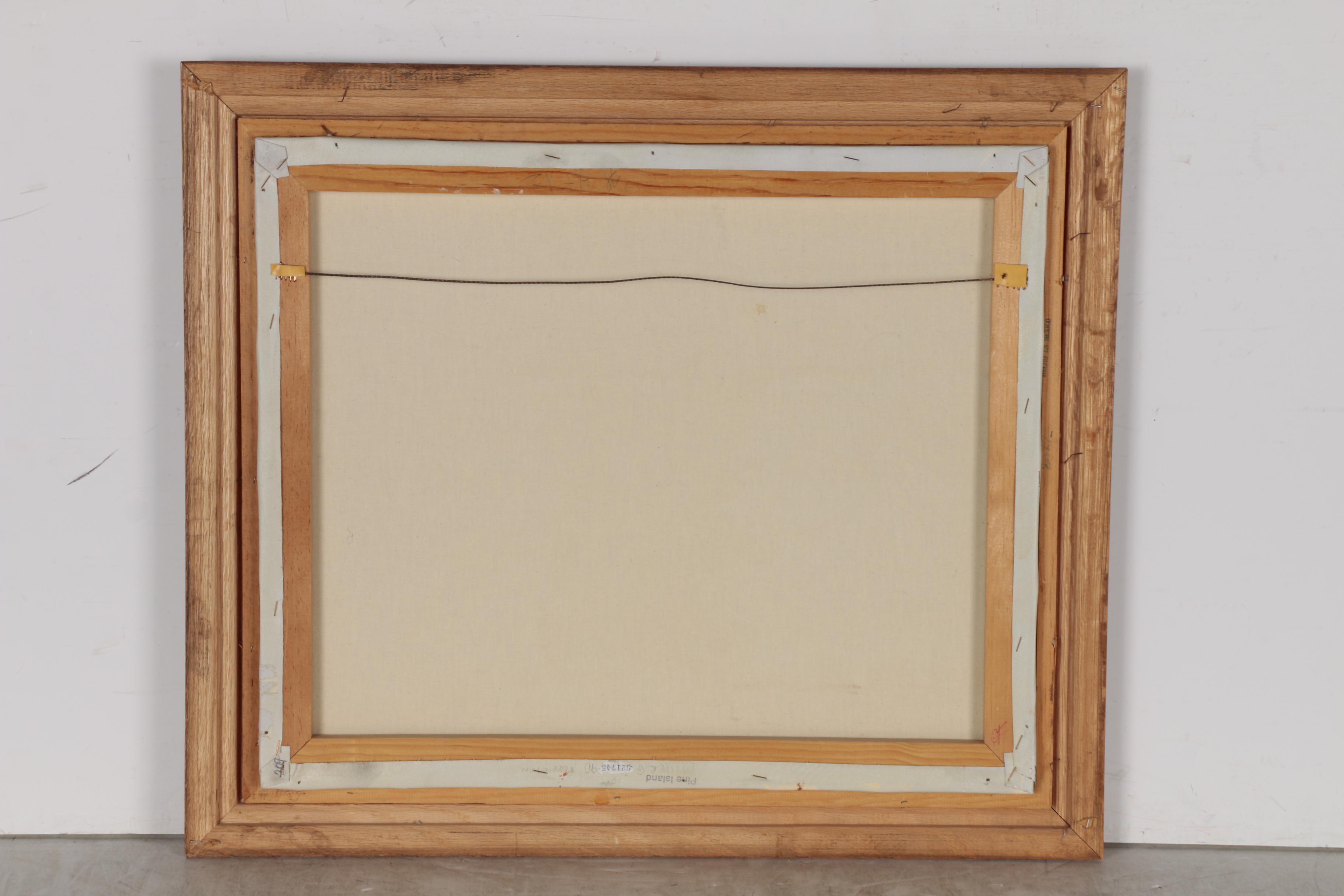 G. Bogard Oil Painting of Western Landscape