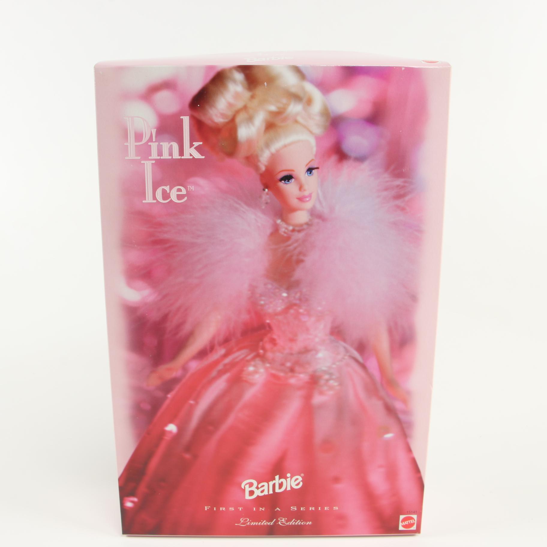 "Pink Ice" and "Golden Qi-Pao" Barbie Dolls With Original Boxes, 1990s