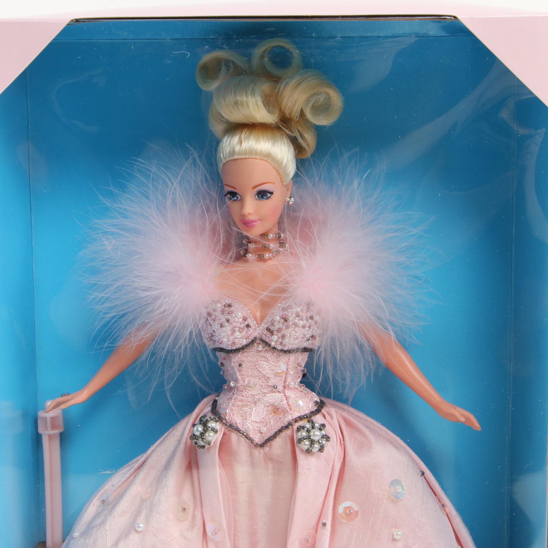 "Pink Ice" and "Golden Qi-Pao" Barbie Dolls With Original Boxes, 1990s