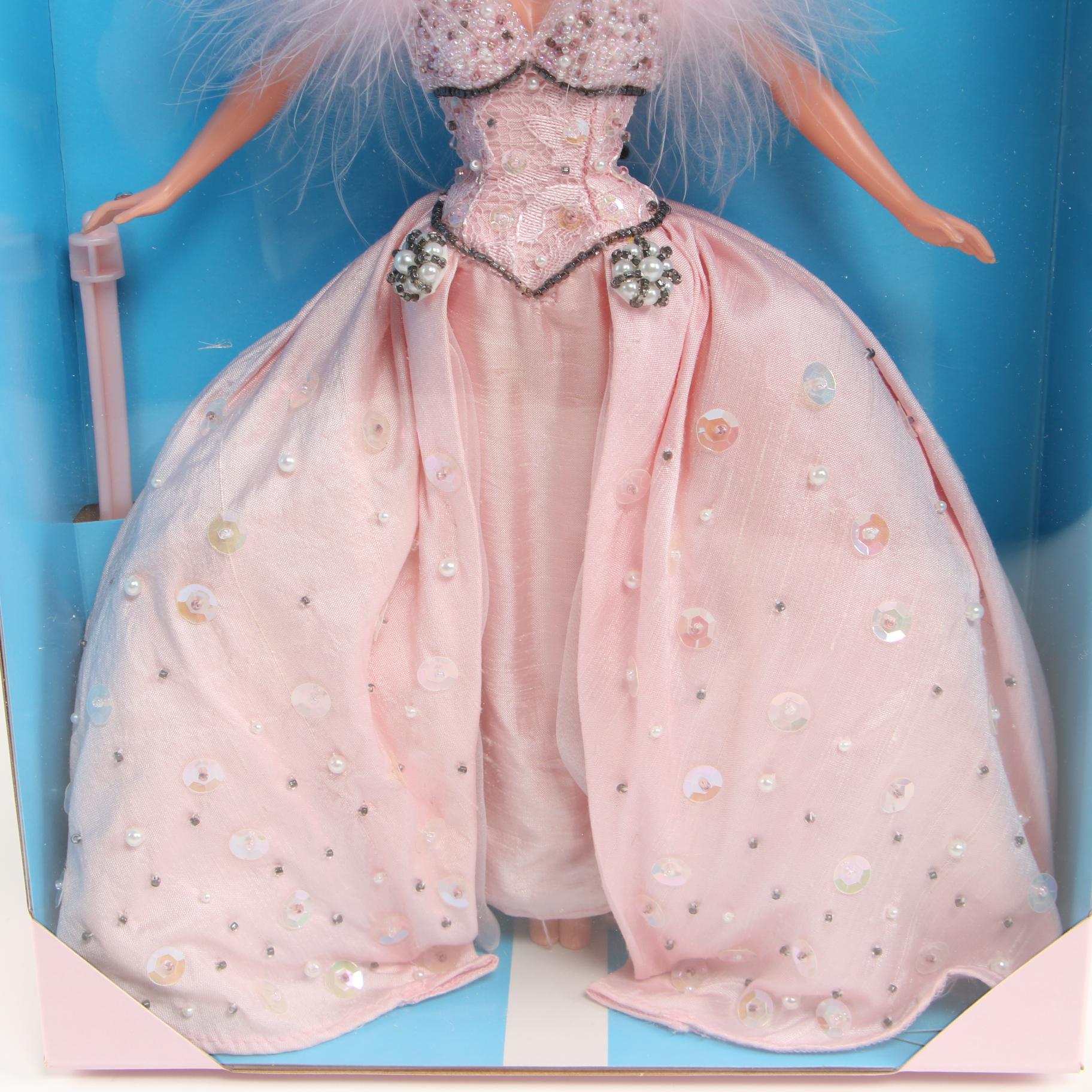 "Pink Ice" and "Golden Qi-Pao" Barbie Dolls With Original Boxes, 1990s