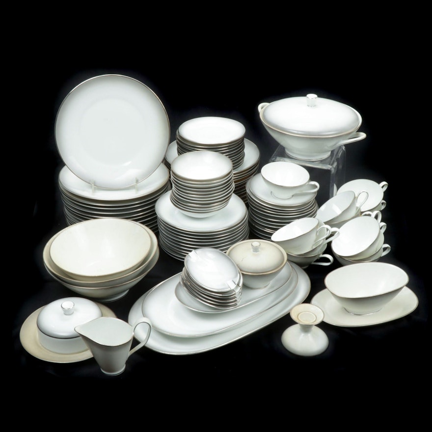 Rosenthal "Elegance" Porcelain Dinnerware, Mid-20th Century