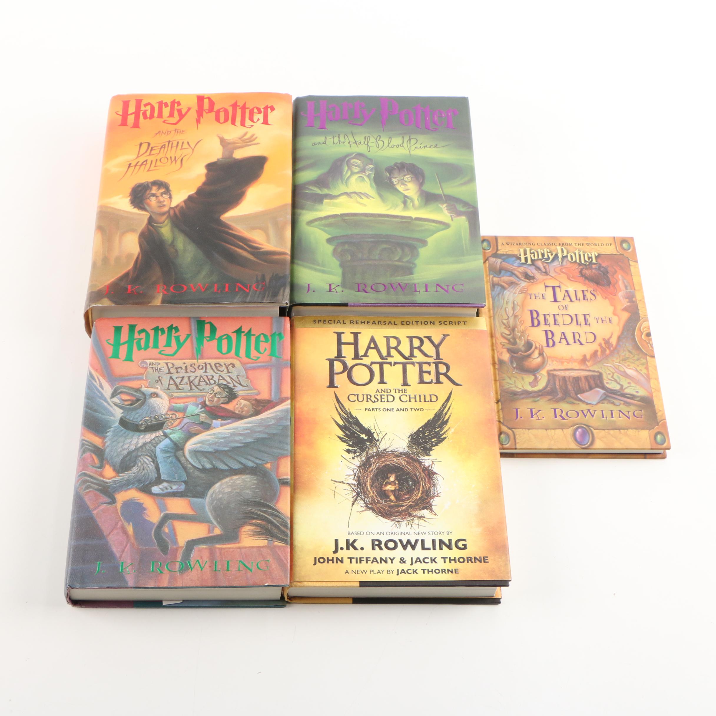 "Harry Potter" Books featuring First American and First Editions