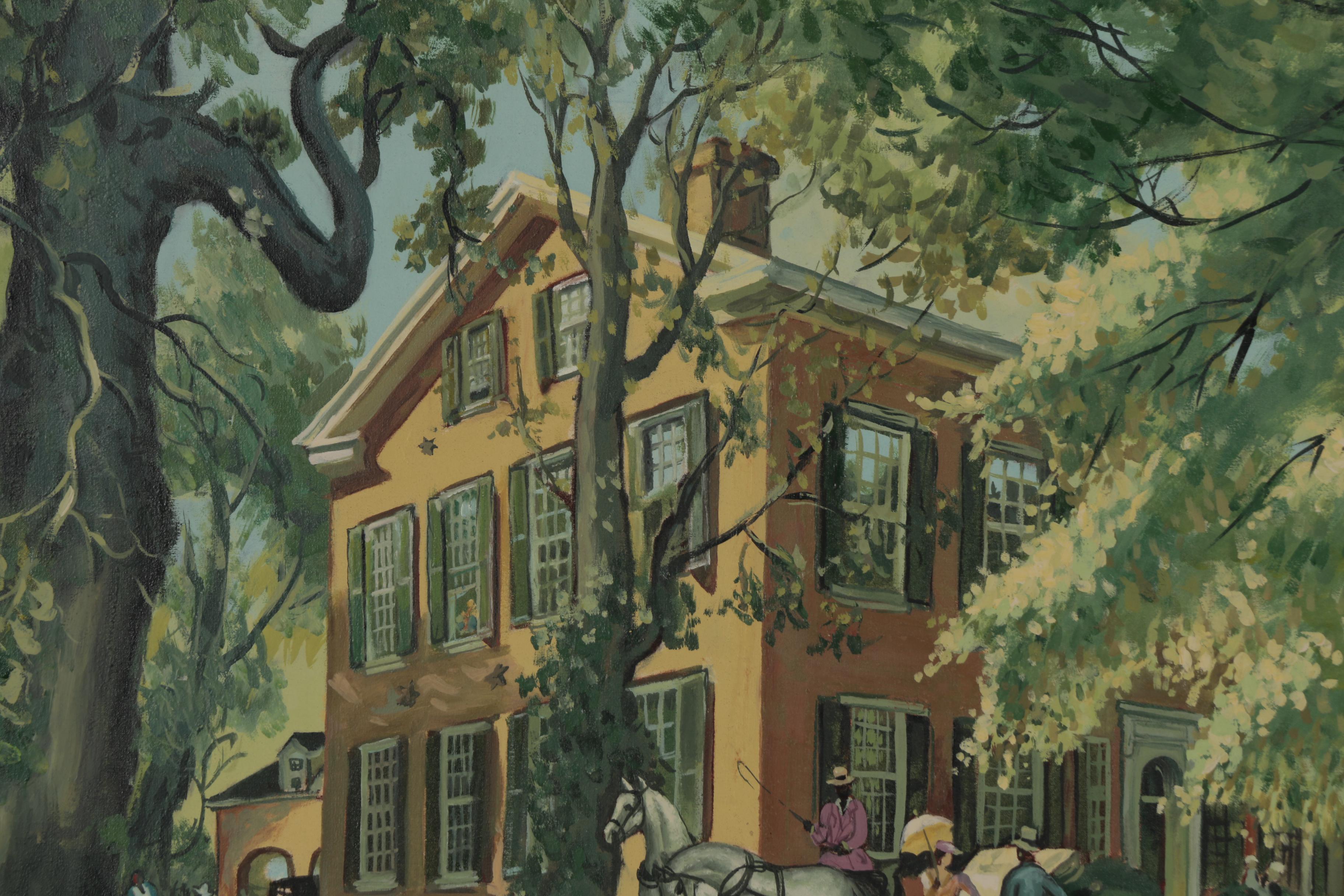 Acrylic Painting after Haddon Sundblom "My Old Kentucky Home"