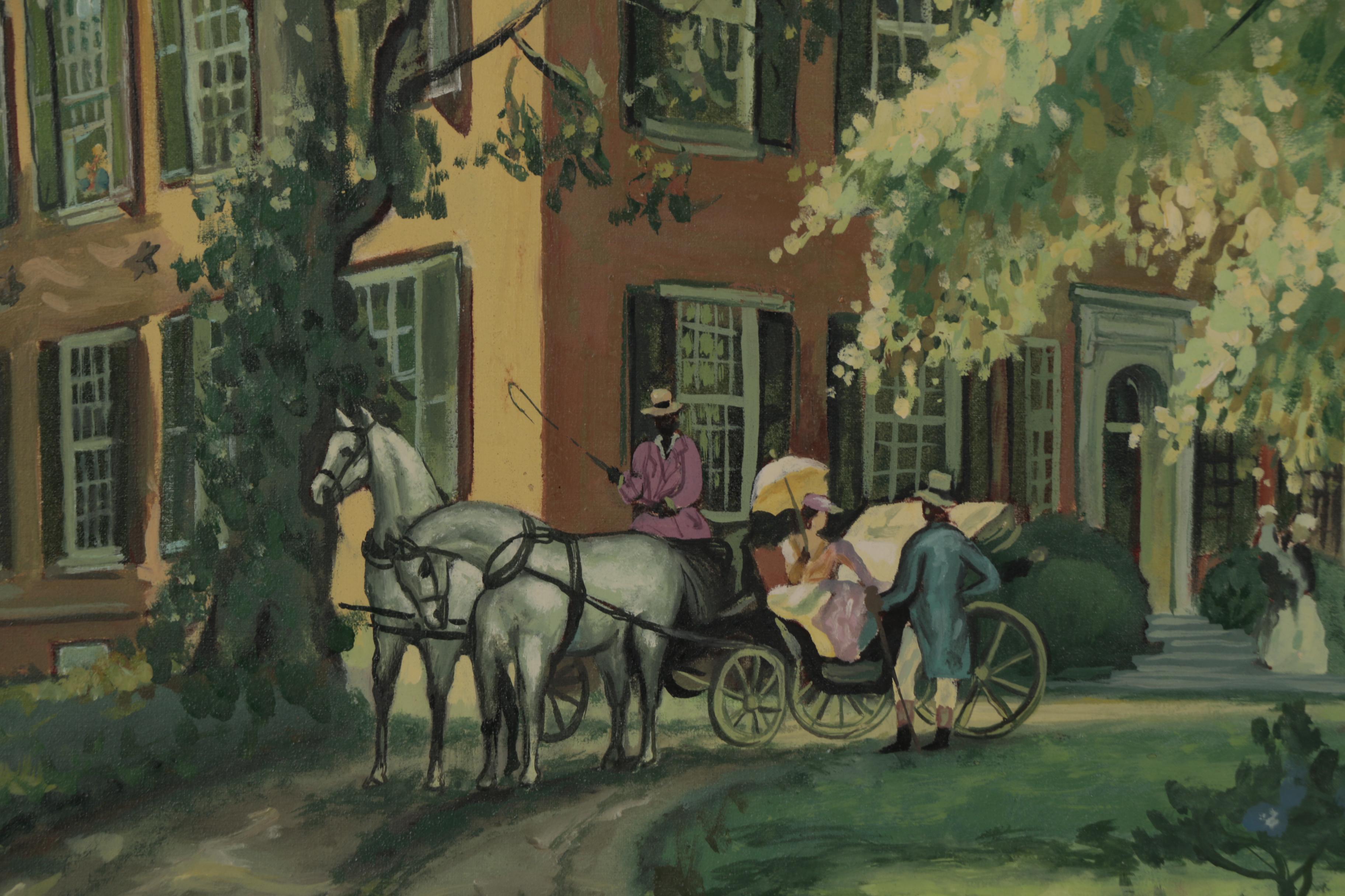 Acrylic Painting after Haddon Sundblom "My Old Kentucky Home"