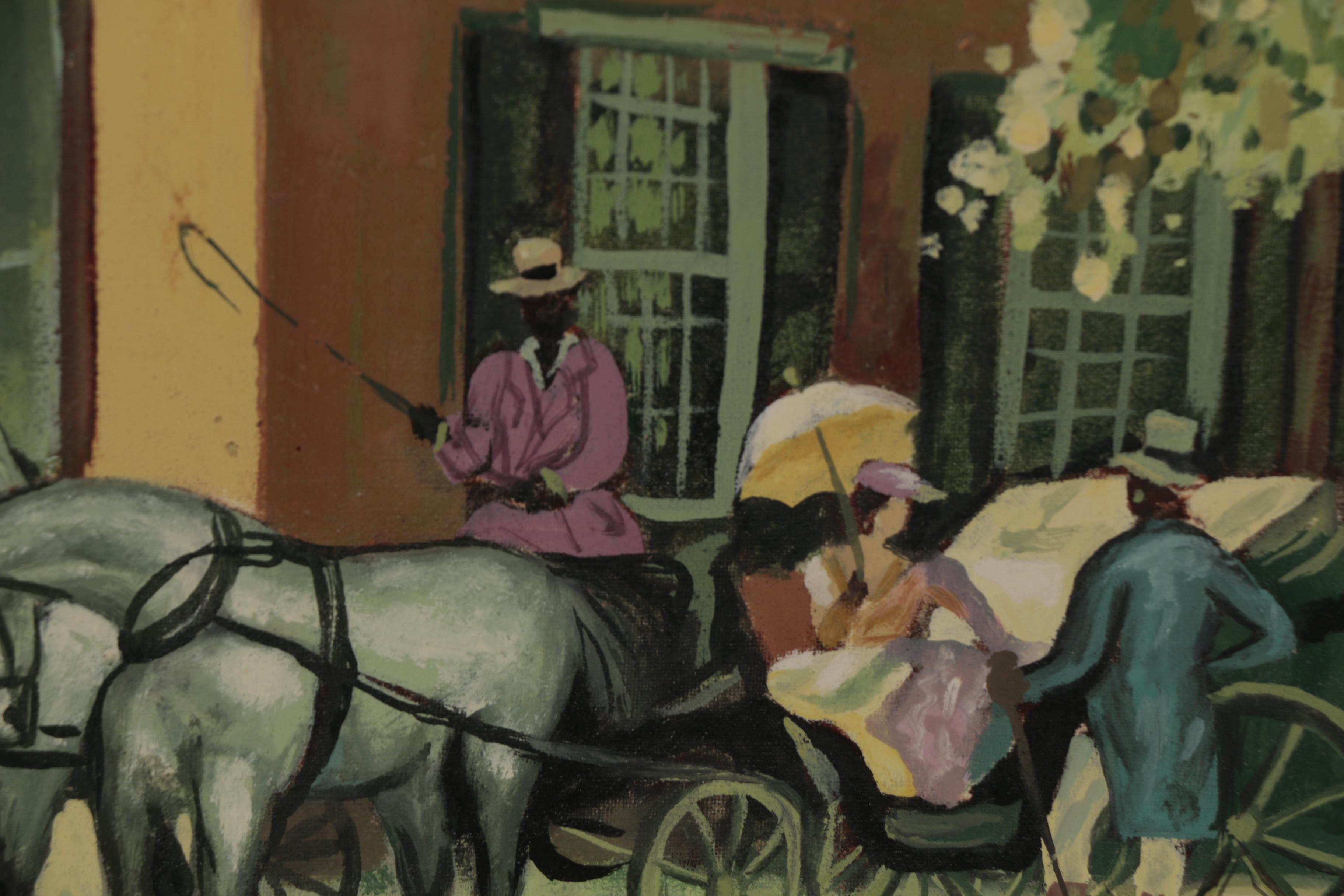 Acrylic Painting after Haddon Sundblom "My Old Kentucky Home"