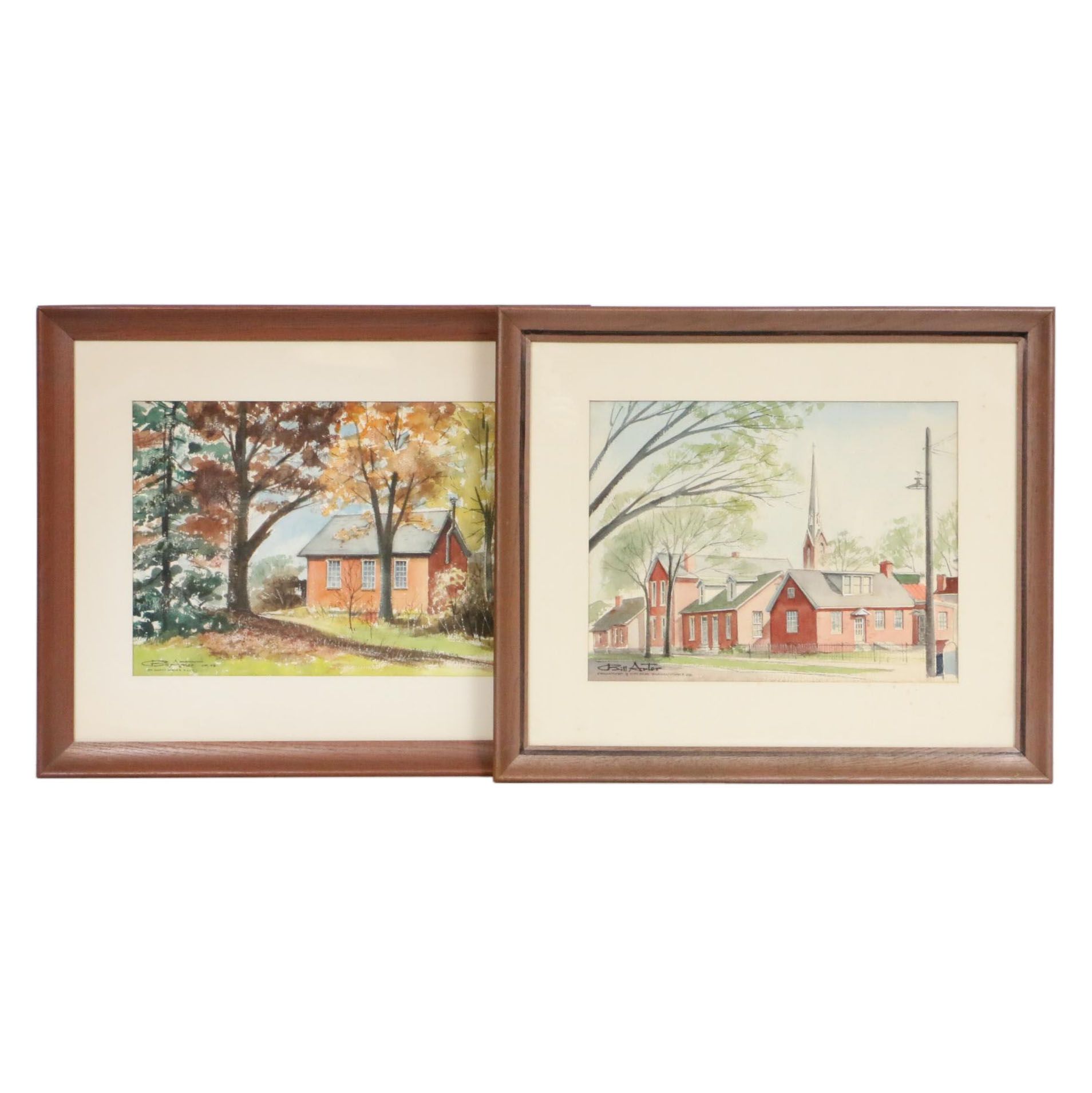 Bill Arter Architectural Watercolor Paintings