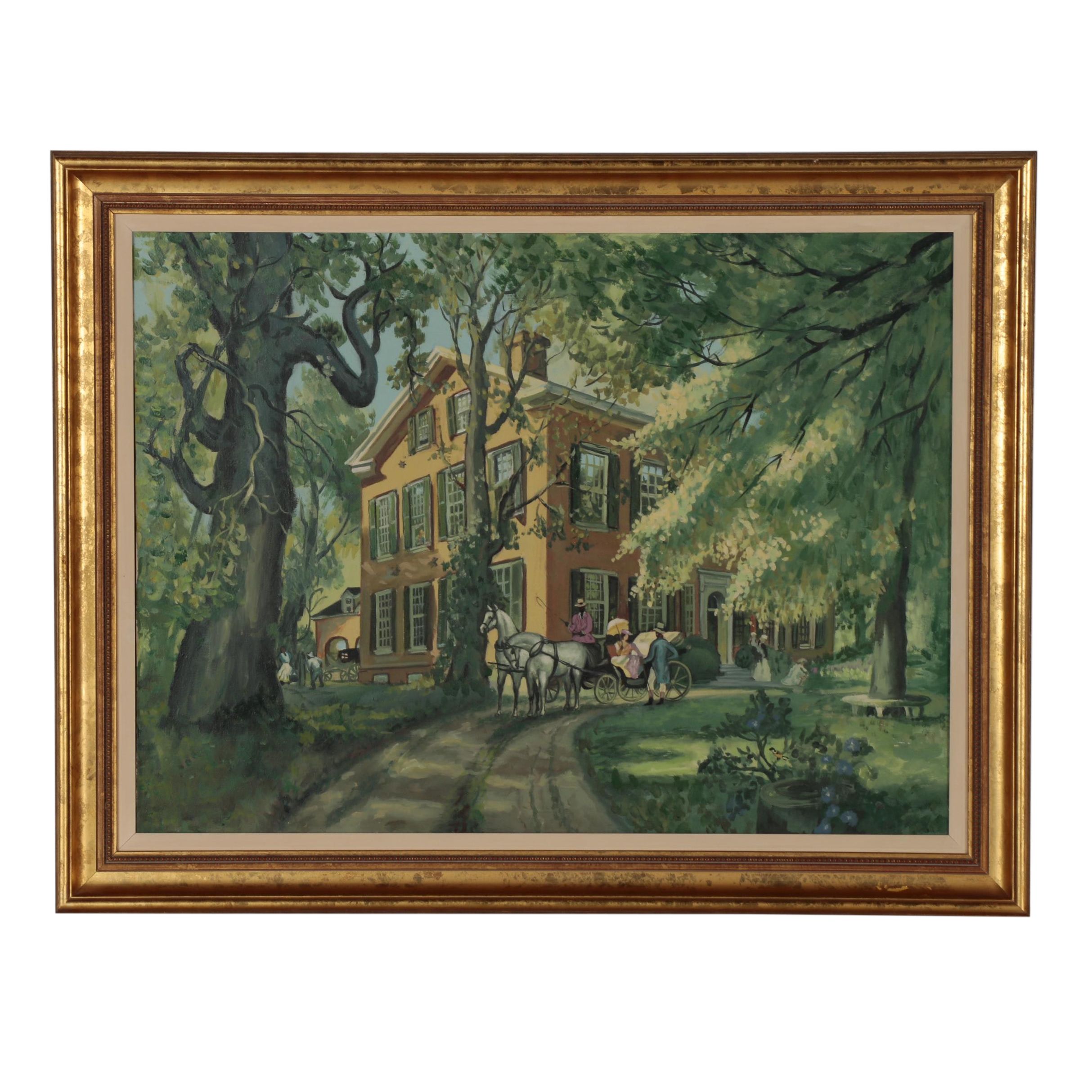 Acrylic Painting after Haddon Sundblom "My Old Kentucky Home"