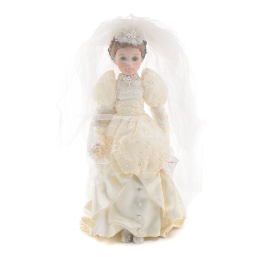 21" Madame Alexander "Bride" Porcelain Doll, Limited Edition, 1989