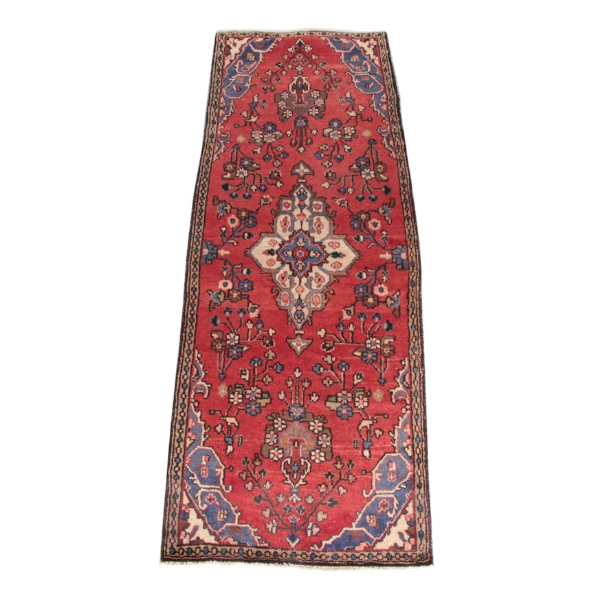 2'11 x 8'10 Hand-Knotted Persian Mehriban Wool Capet Runner