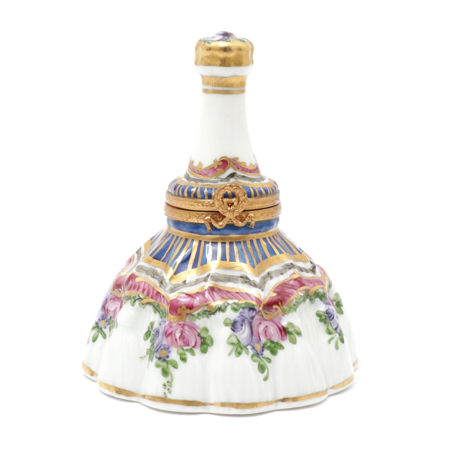 Limoges Hand-Painted Porcelain Box
