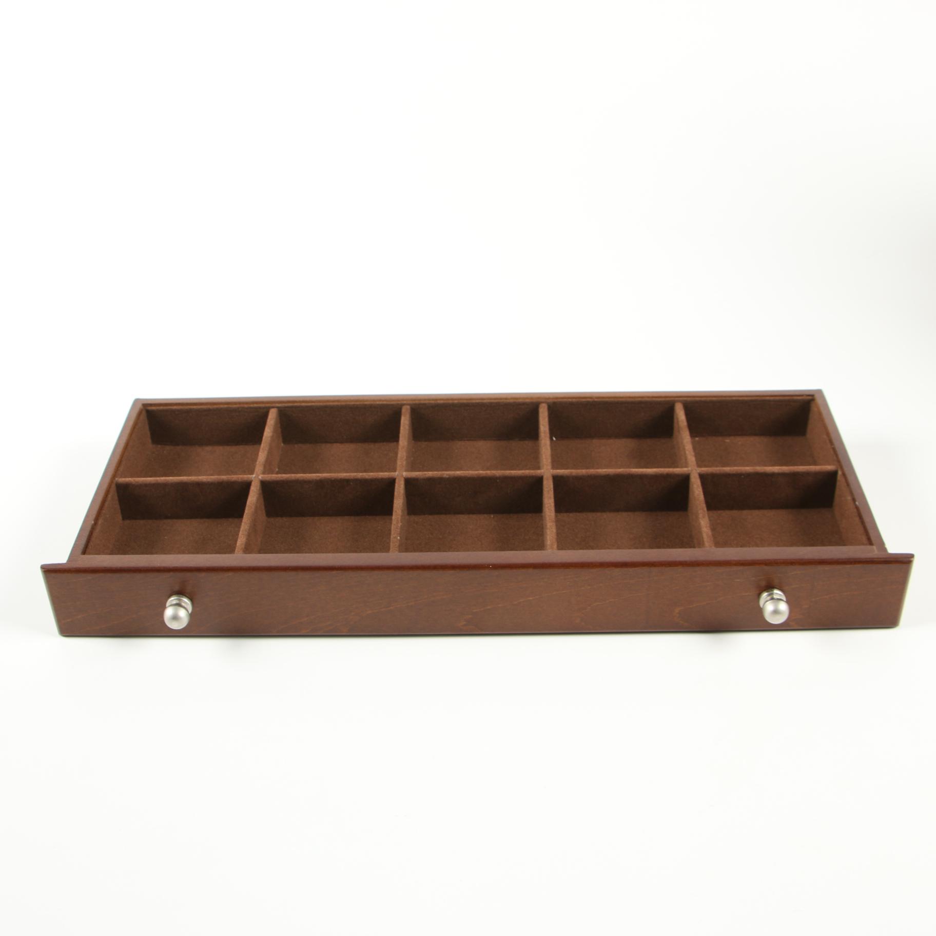 Mele & Co. Wooden Jewelry Box, Contemporary