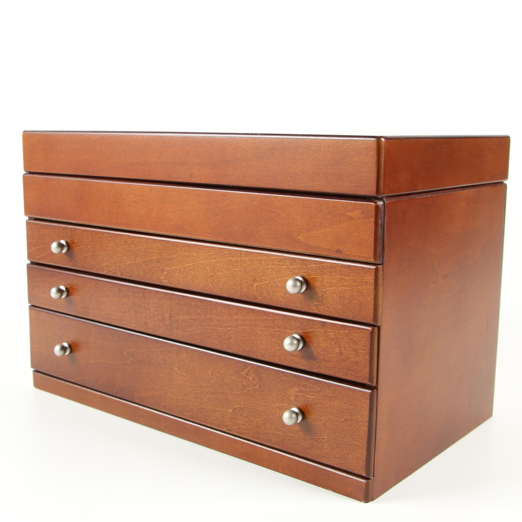 Mele & Co. Wooden Jewelry Box, Contemporary