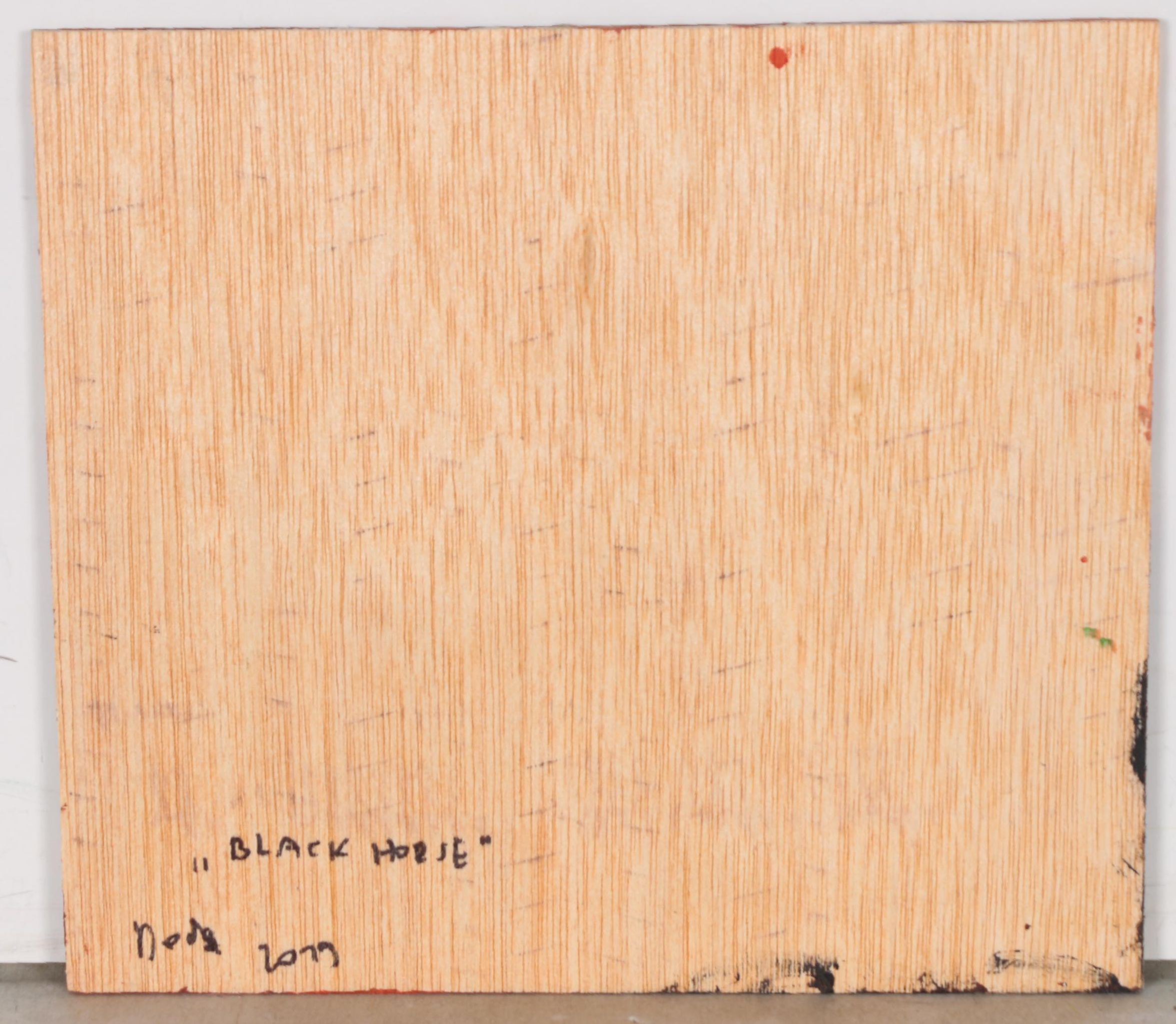 Adam Deda Oil Painting "Black Horse"