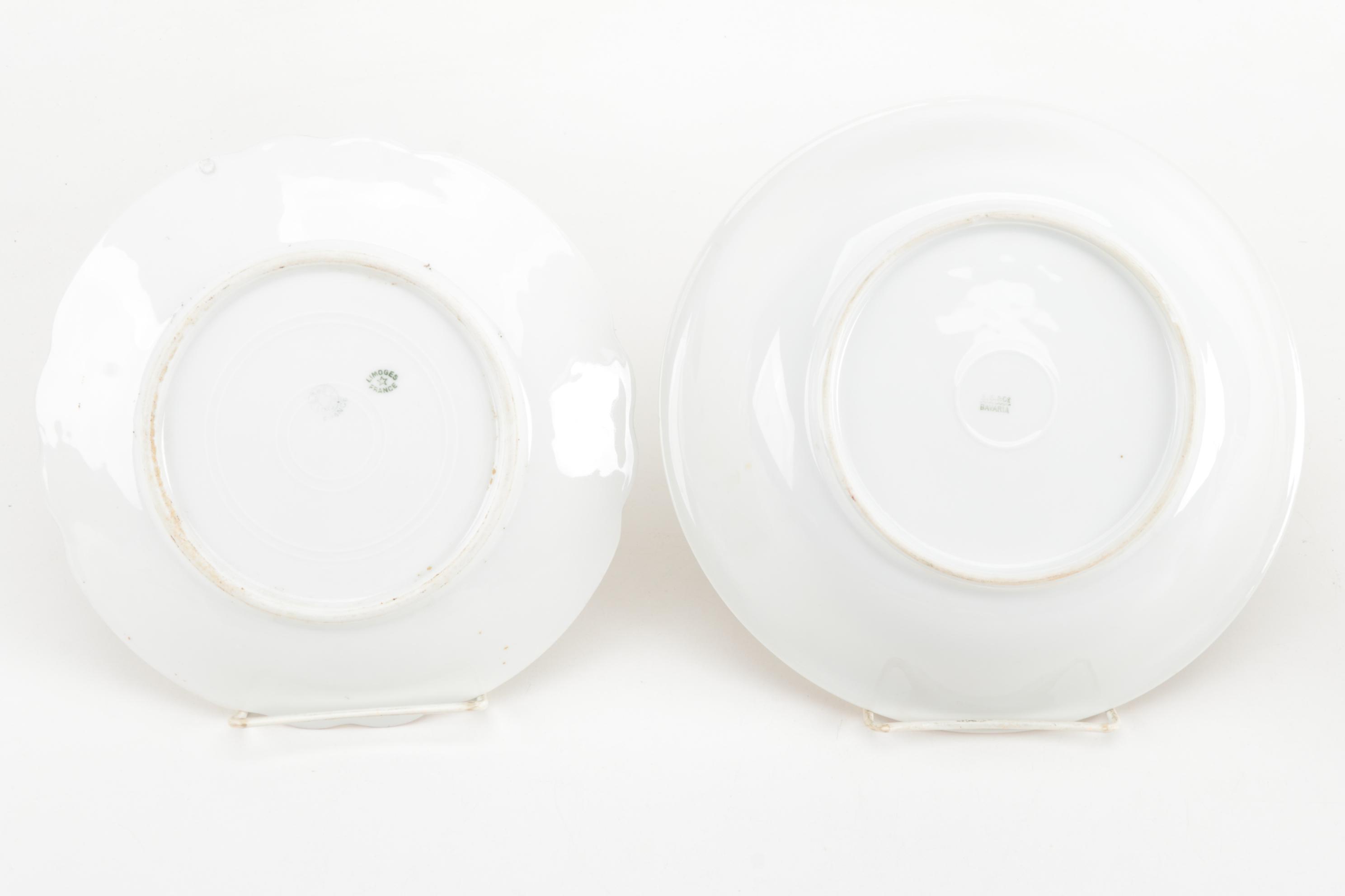 European Floral Dinnerware and Serving Pieces Including Limoges