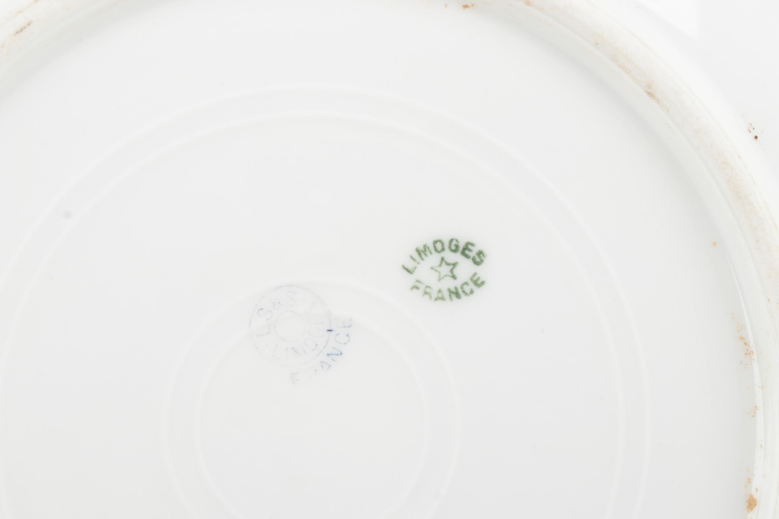 European Floral Dinnerware and Serving Pieces Including Limoges