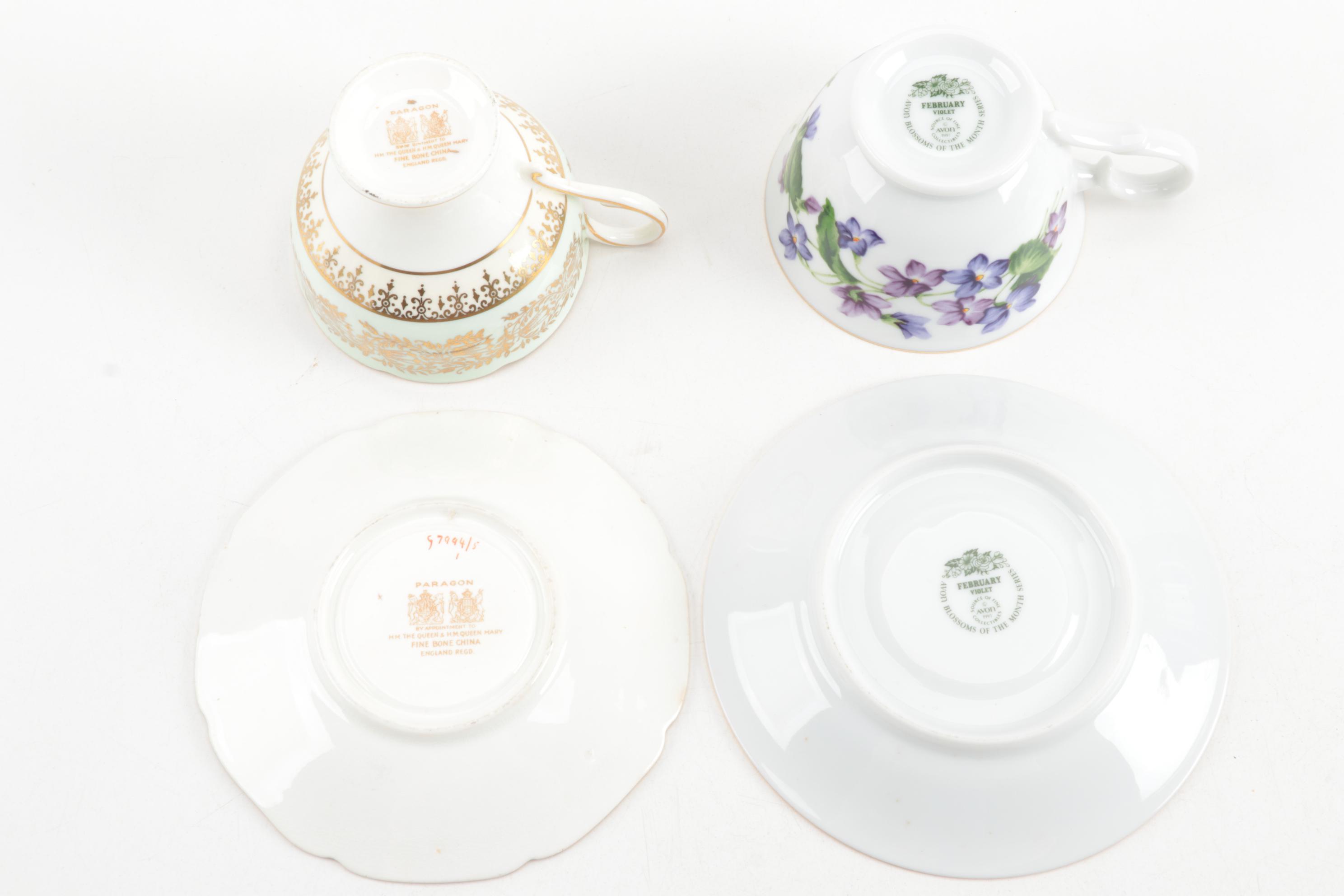 European Floral Dinnerware and Serving Pieces Including Limoges