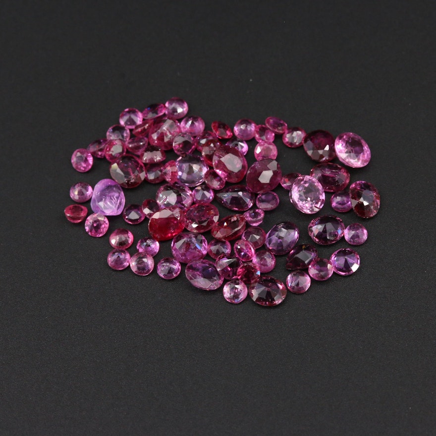 Loose 10.38 CTW Ruby Gemstones