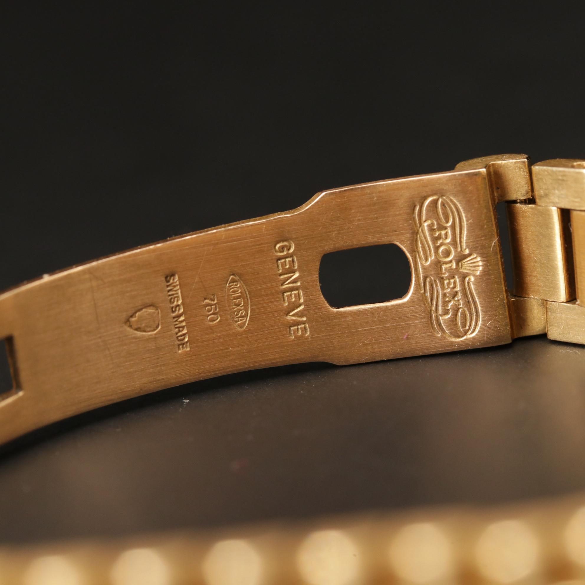 Vintage Rolex Datejust President 6917 18K Gold Automatic Watch, 1975