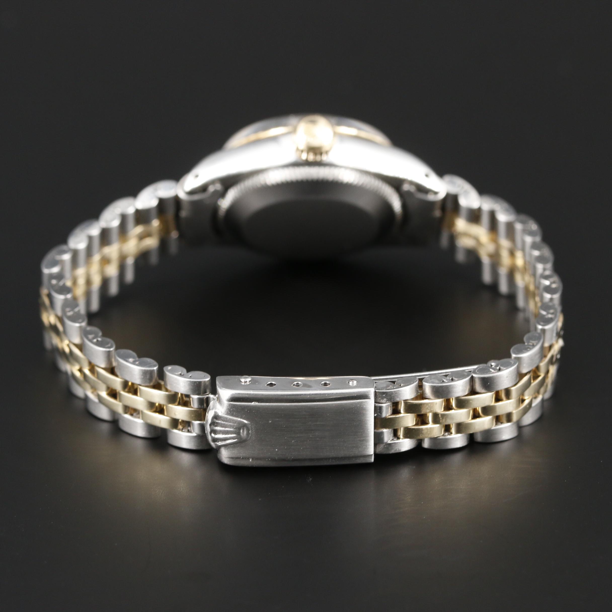 Rolex Date 6517 14K Gold And Stainless Steel Automatic Watch, Vintage