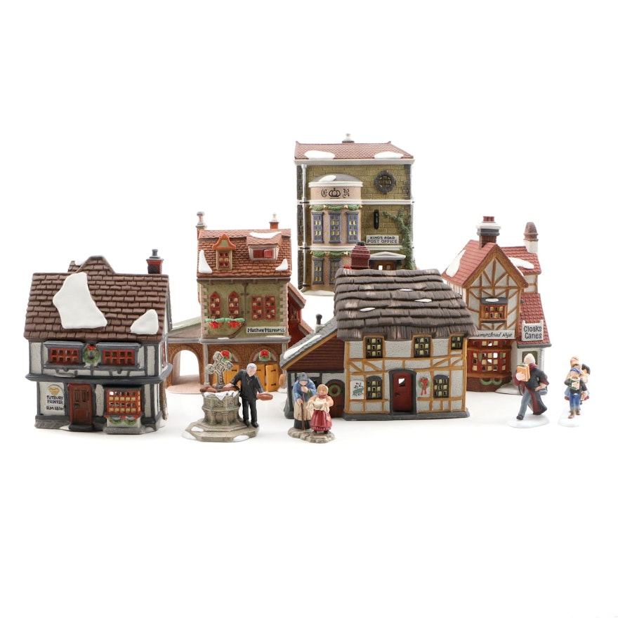 Dept. 56 Dickens' Village Series Porcelain Buildings and Accessories