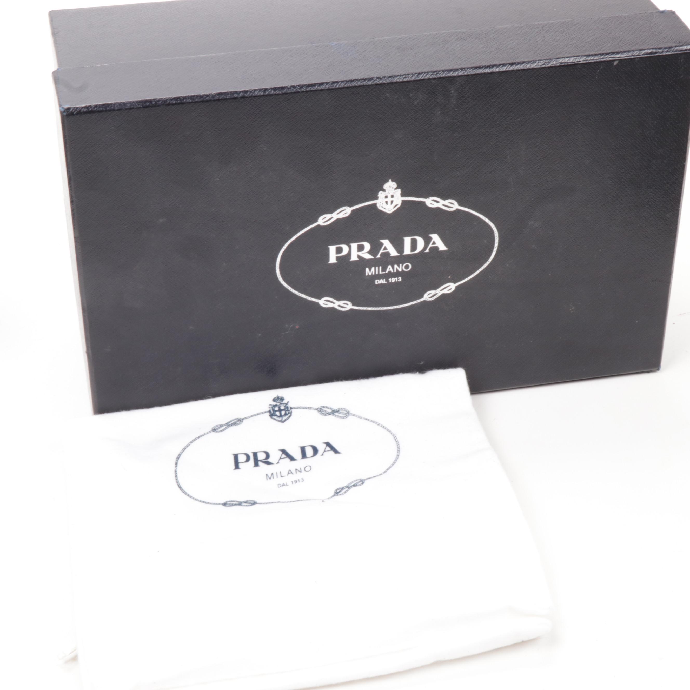 Prada Ribes Suede Leather Calzature Donna Camoscio Pumps