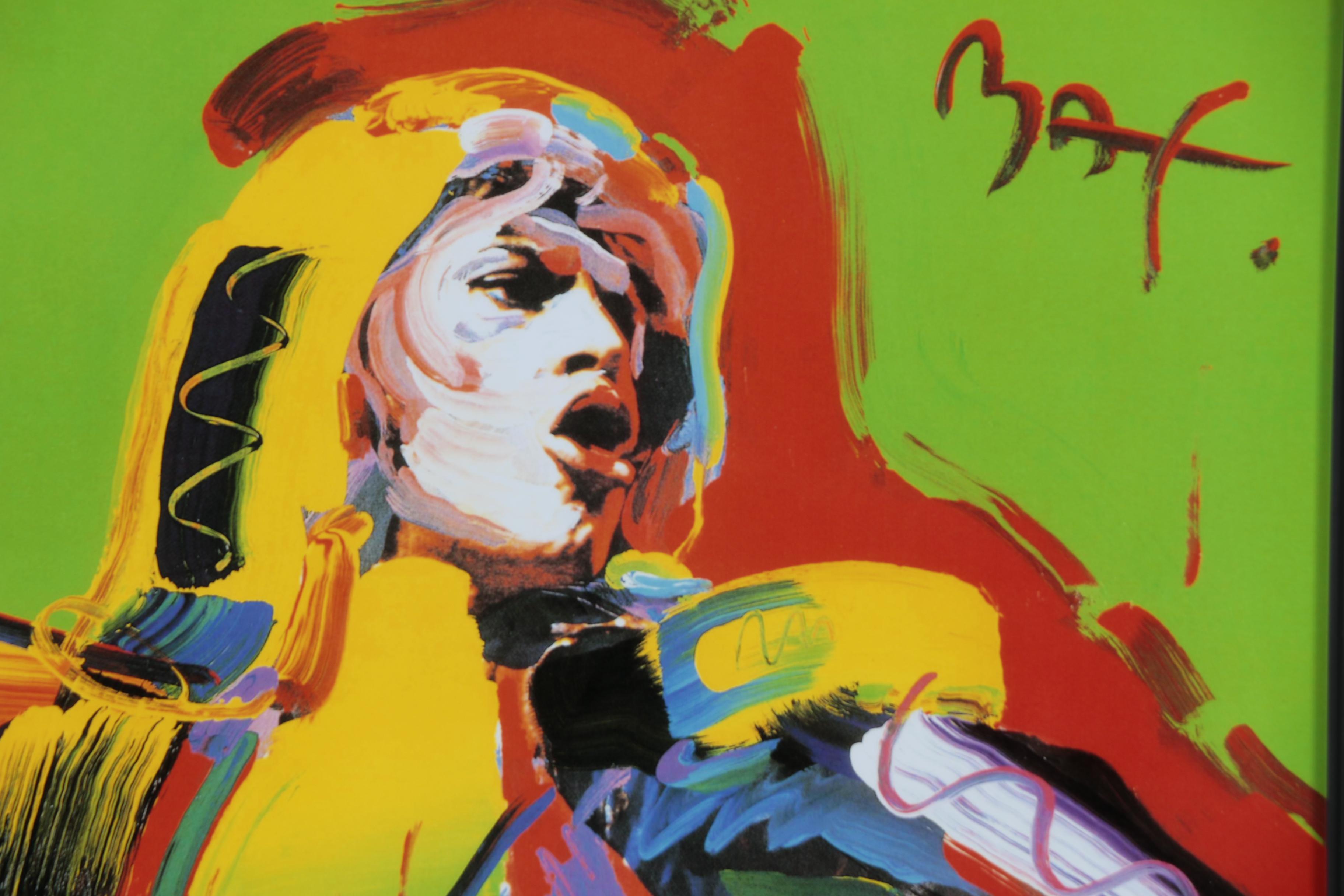 Peter Max Giclée "Mick Jagger"