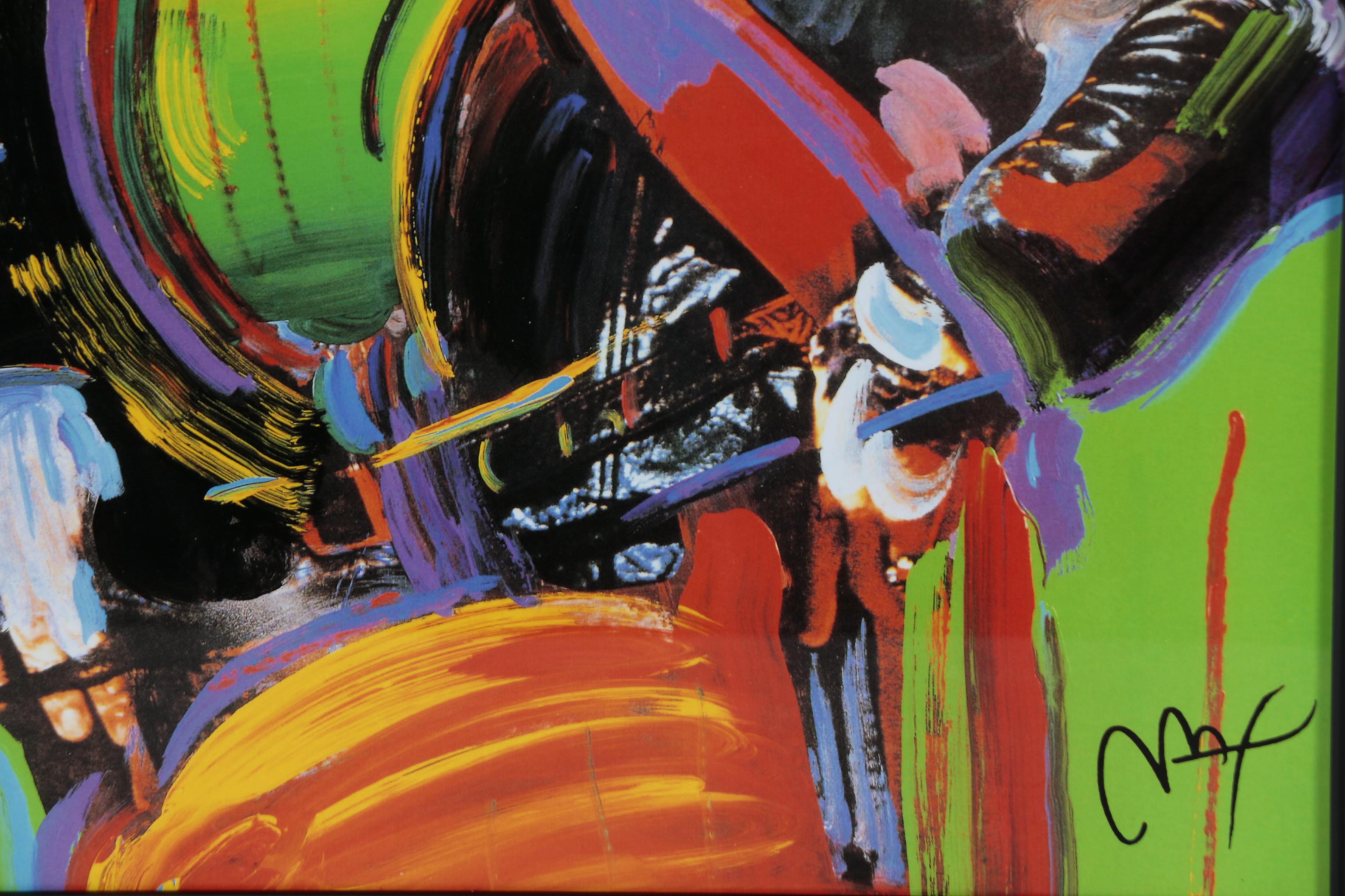Peter Max Giclée "Mick Jagger"