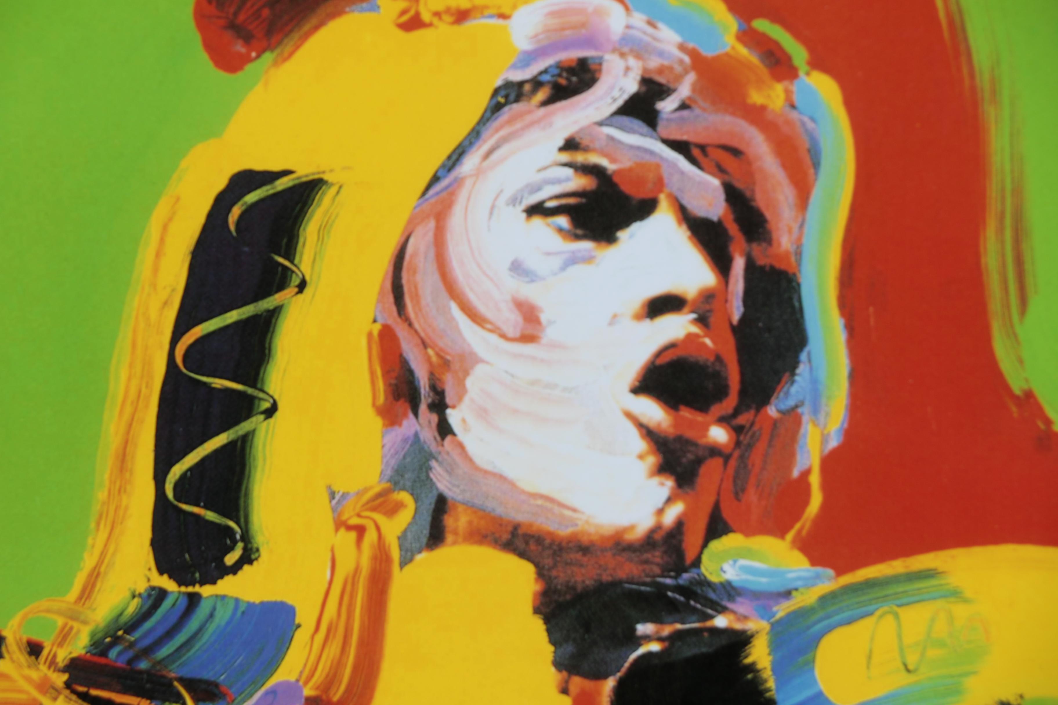 Peter Max Giclée "Mick Jagger"