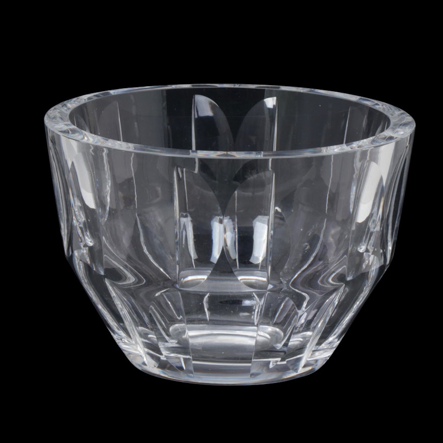 Orrefors "Zenith" Crystal Bowl, Late 20th Century