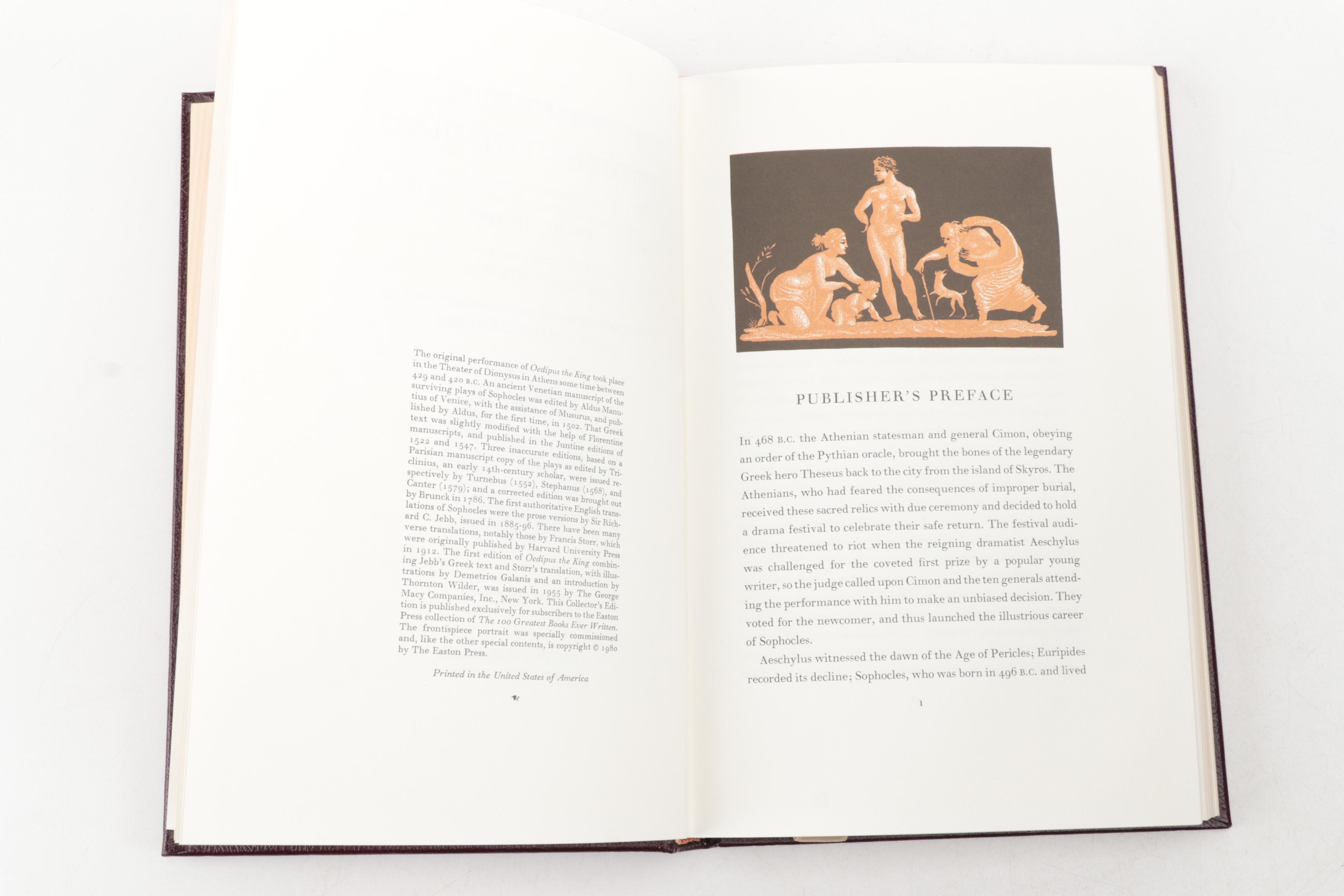 Easton Press Leather Bound Series "The 100 Greatest Books Ever Written"