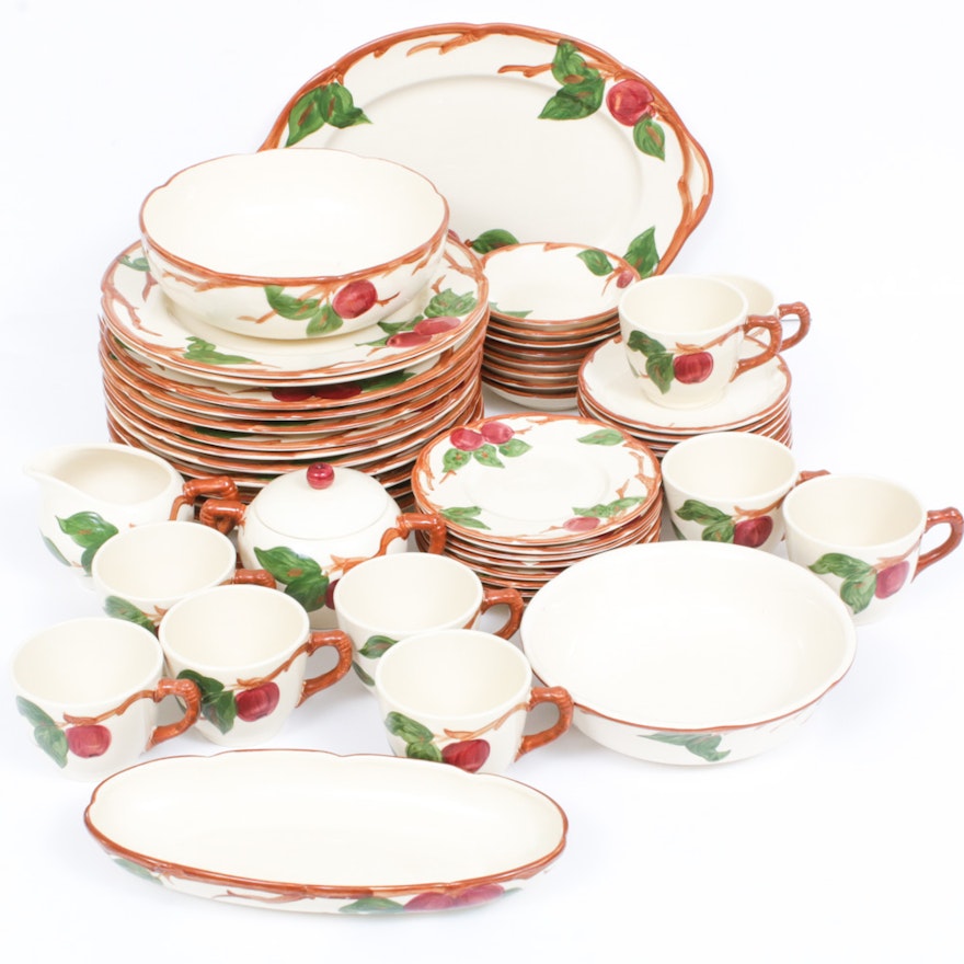 Franciscan "Apple" Earthenware Dinnerware Set