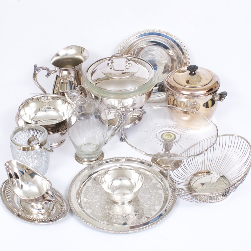 Gorham, WM Rogers and More Silver-Plated Serveware