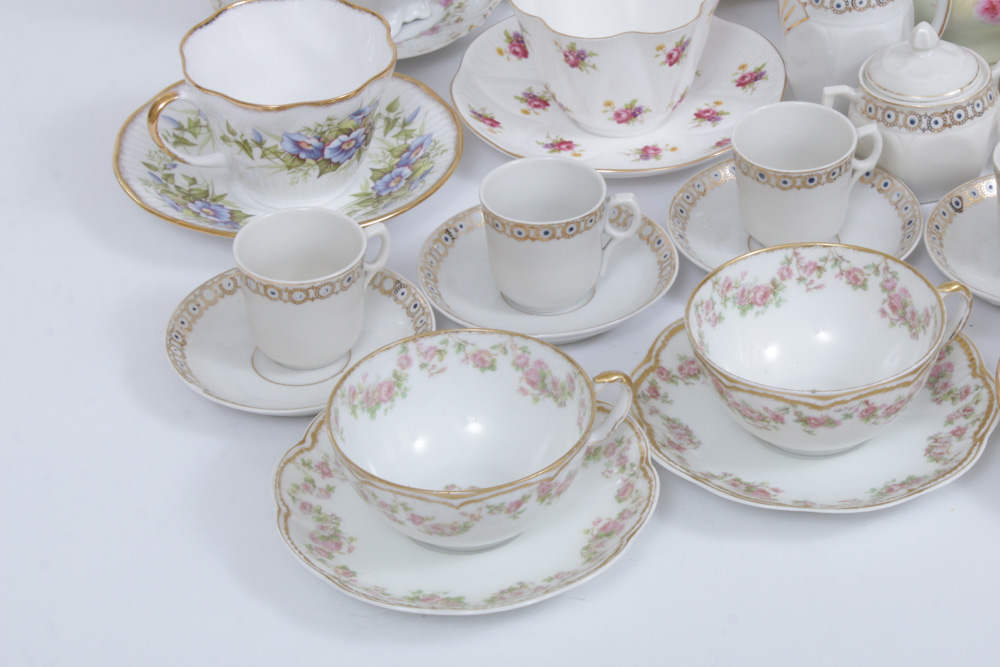 Lenox, Haviland and Other Porcelain Teacups, Serveware and Table Accessories