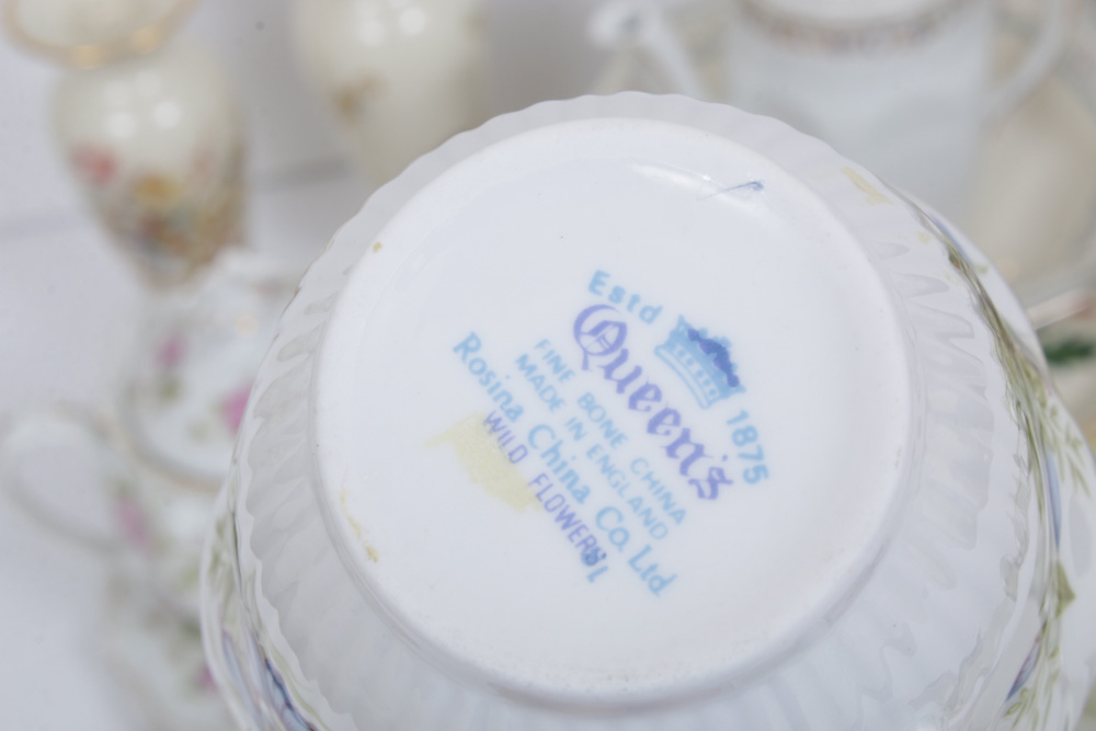 Lenox, Haviland and Other Porcelain Teacups, Serveware and Table Accessories