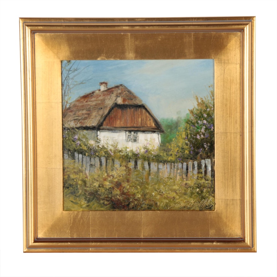 Garncarek Aleksander Oil Painting "Farm"