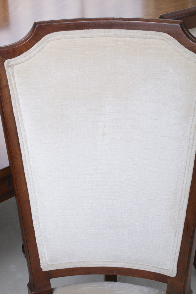 Kindel Furniture Walnut "Bleuclair" Dining Table and Chairs, 1972