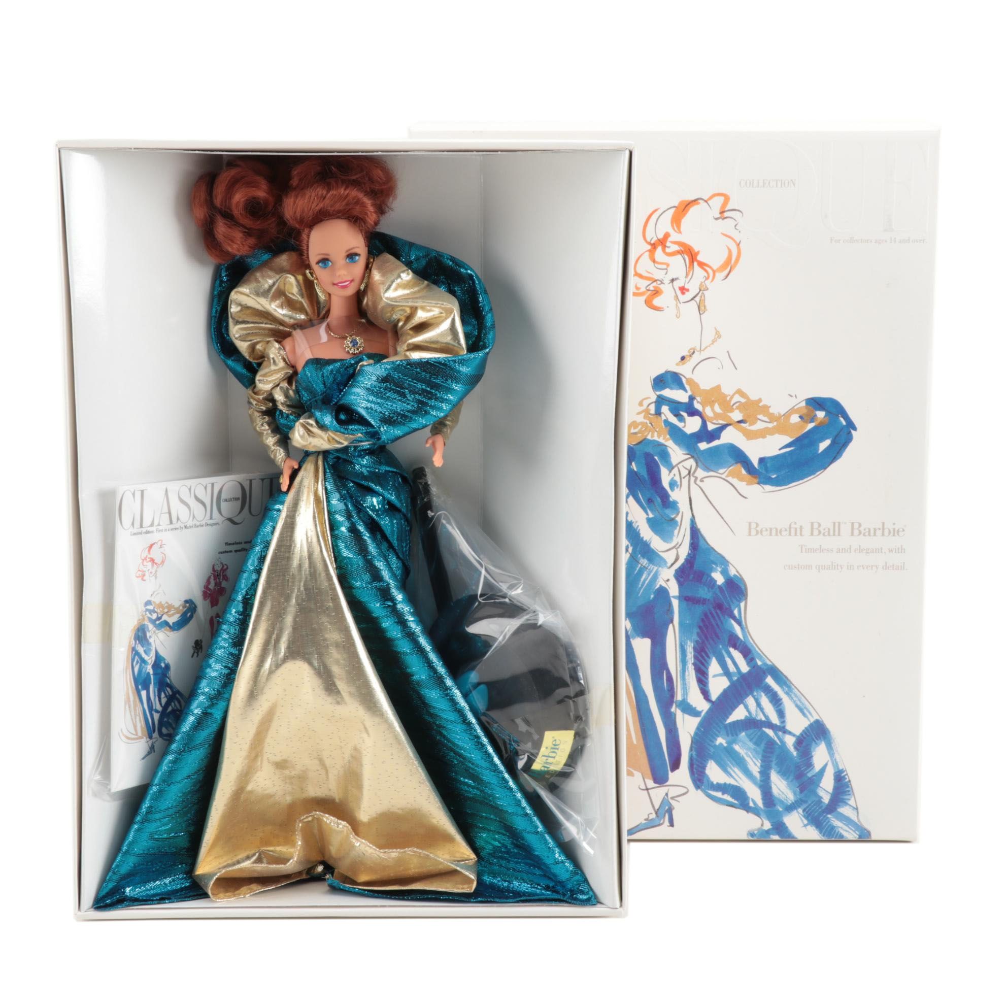 "Benefit Ball" Barbie Doll, First in Classique Collection Series, 1992