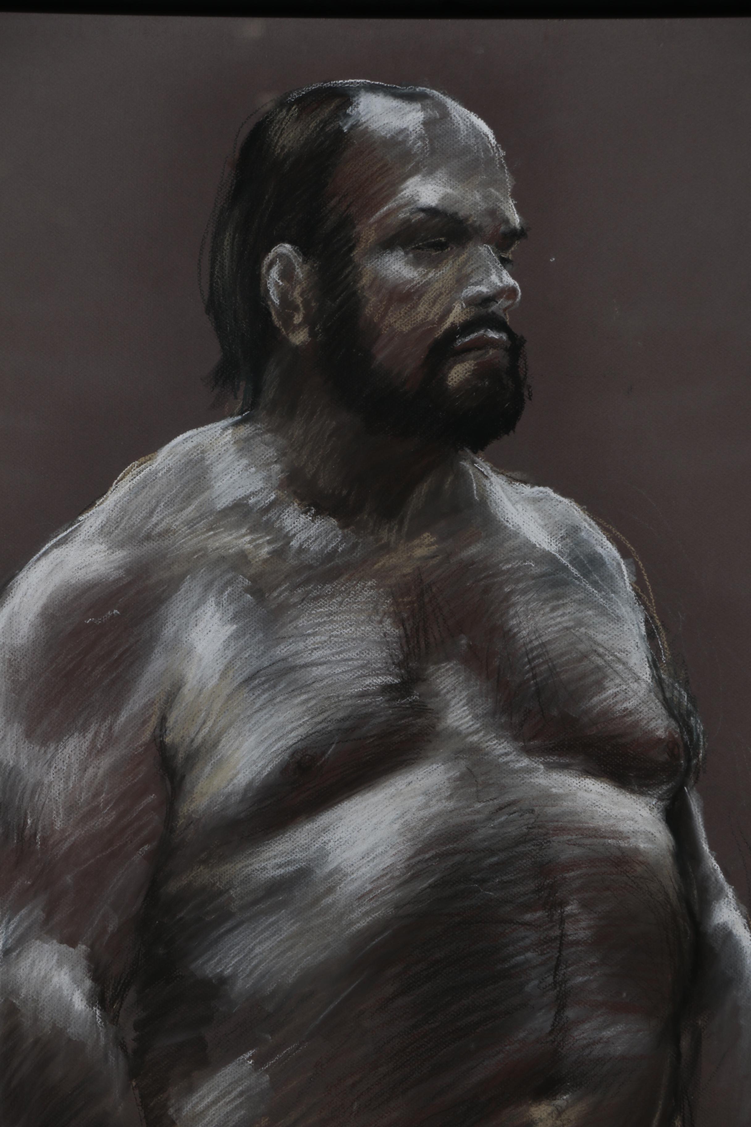 Lynn Boggess Charcoal and Pastel Figure Study