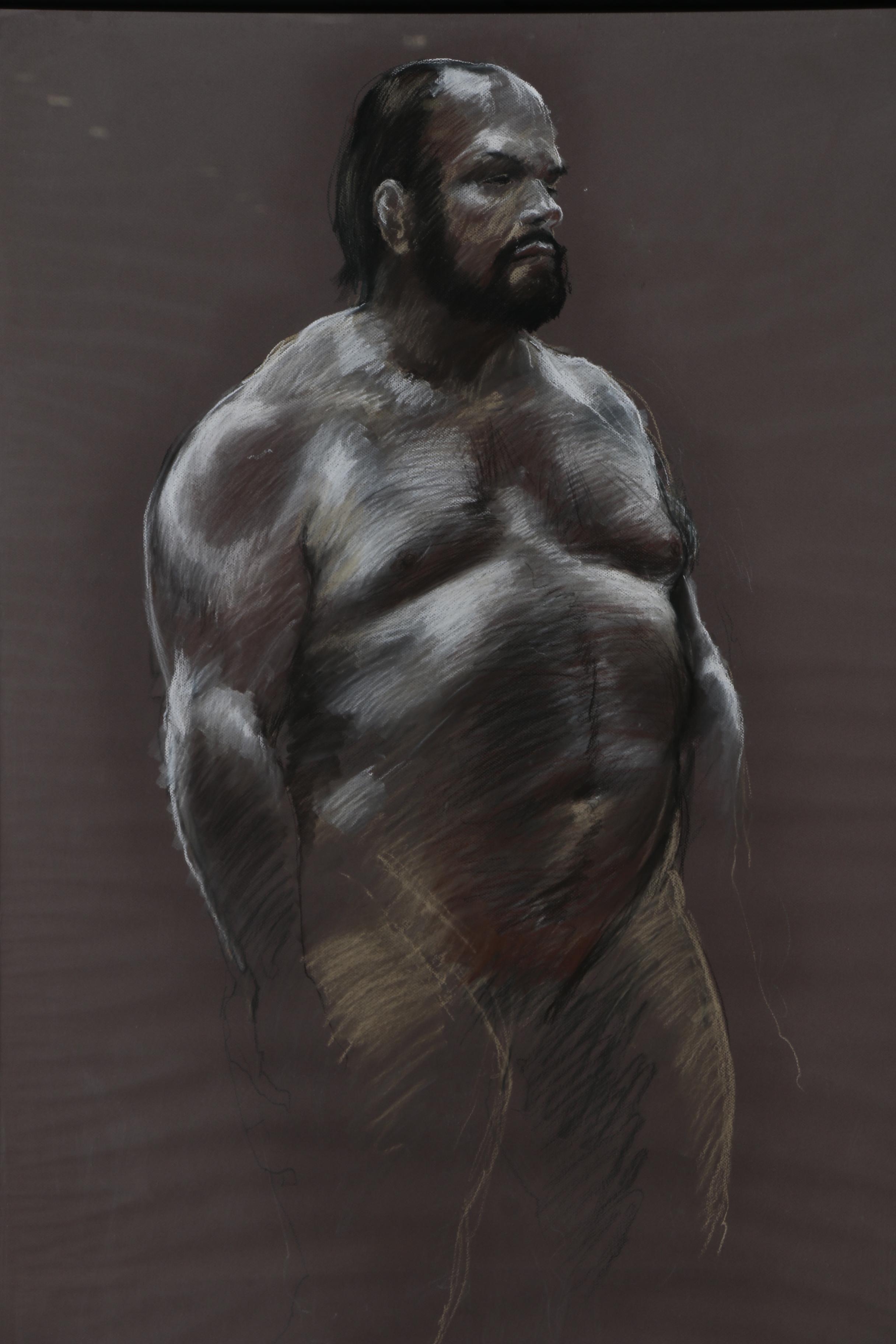 Lynn Boggess Charcoal and Pastel Figure Study