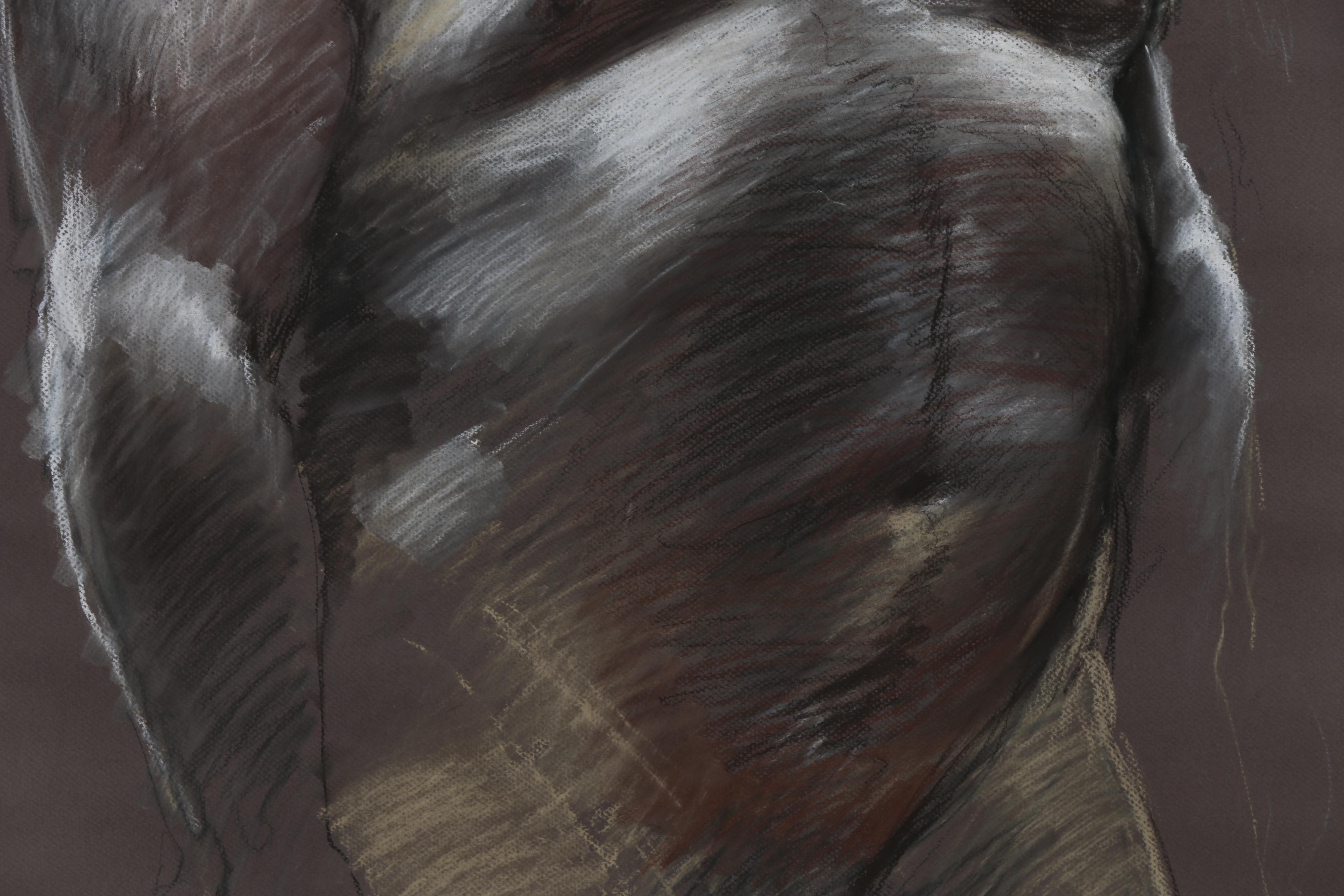 Lynn Boggess Charcoal and Pastel Figure Study