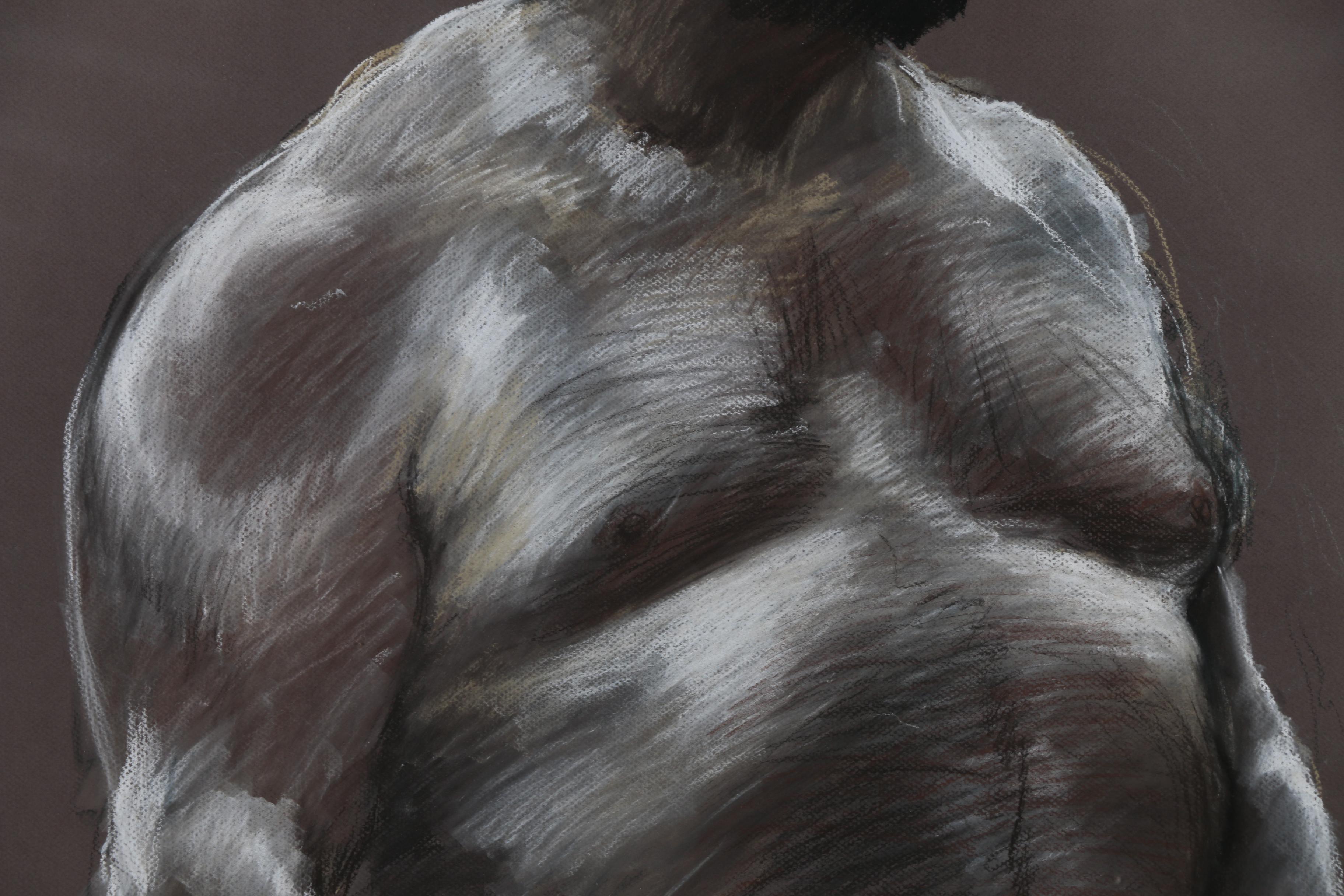 Lynn Boggess Charcoal and Pastel Figure Study