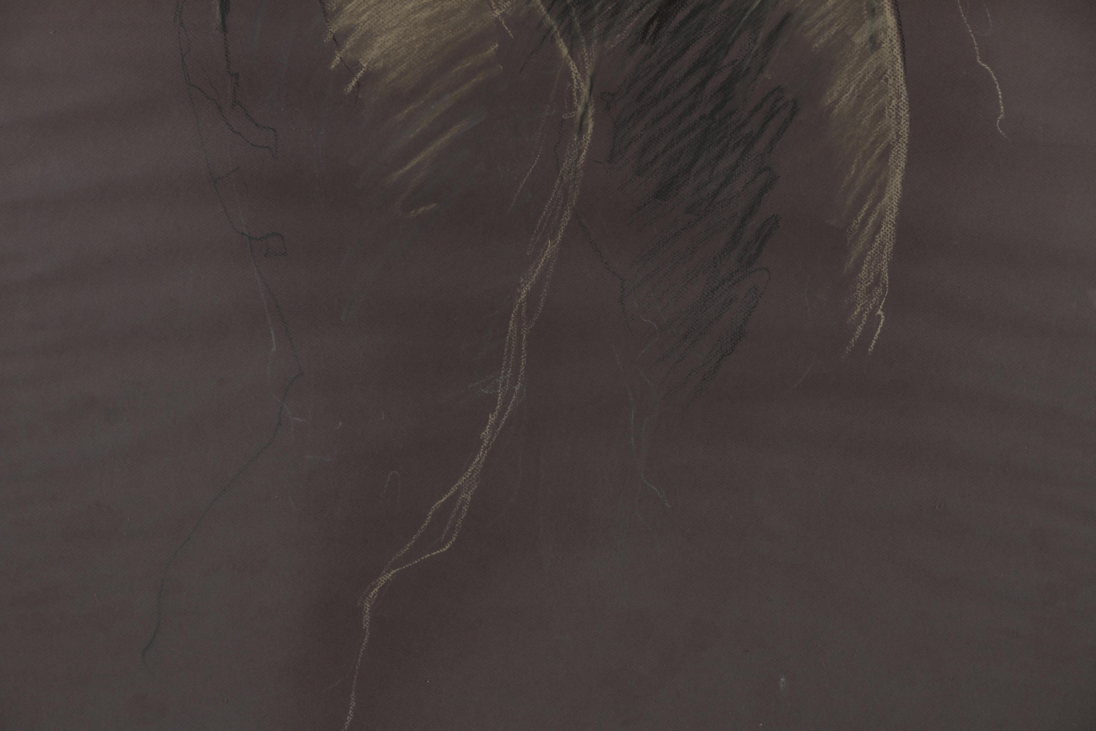 Lynn Boggess Charcoal and Pastel Figure Study