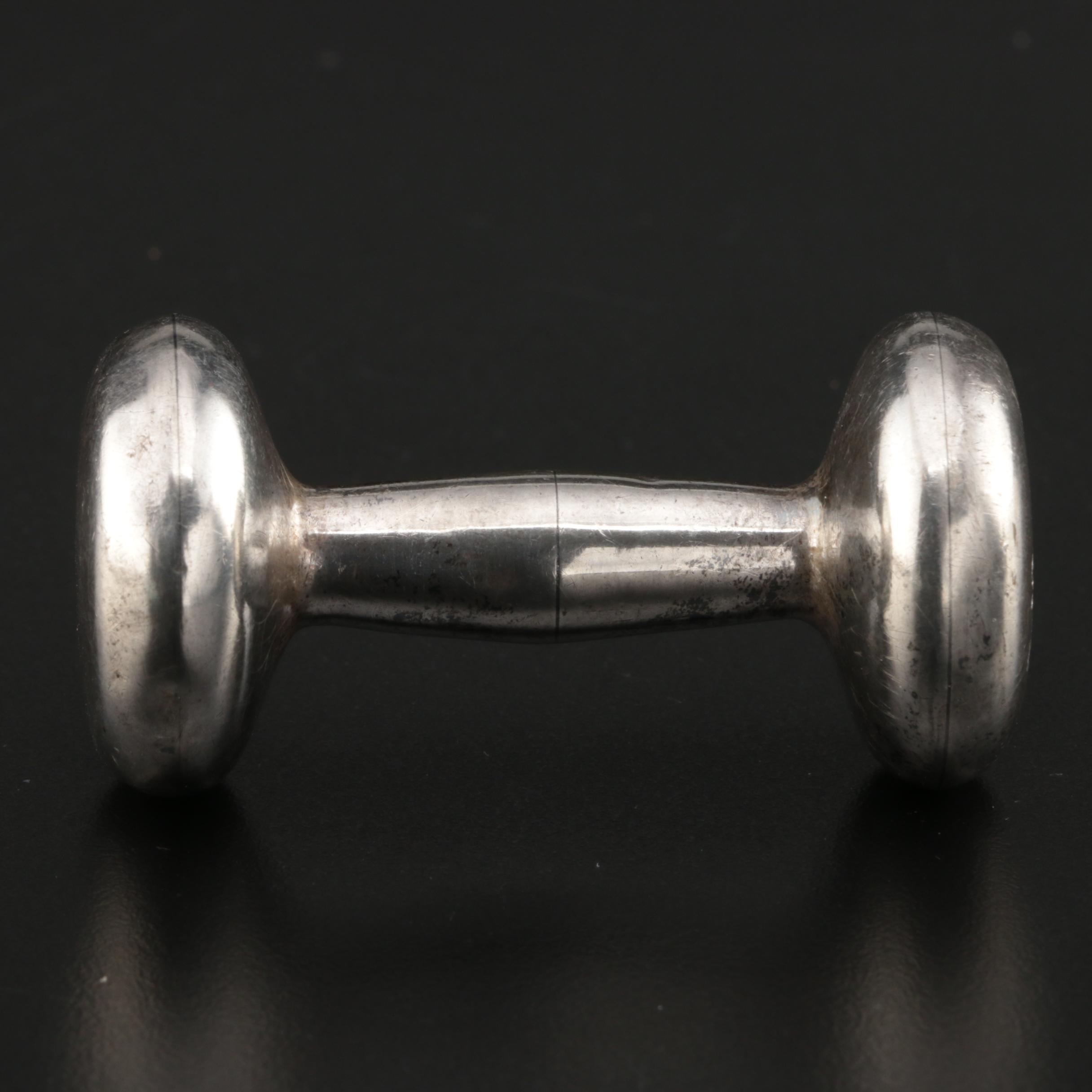 Baldwin & Miller Sterling Silver Baby Rattle