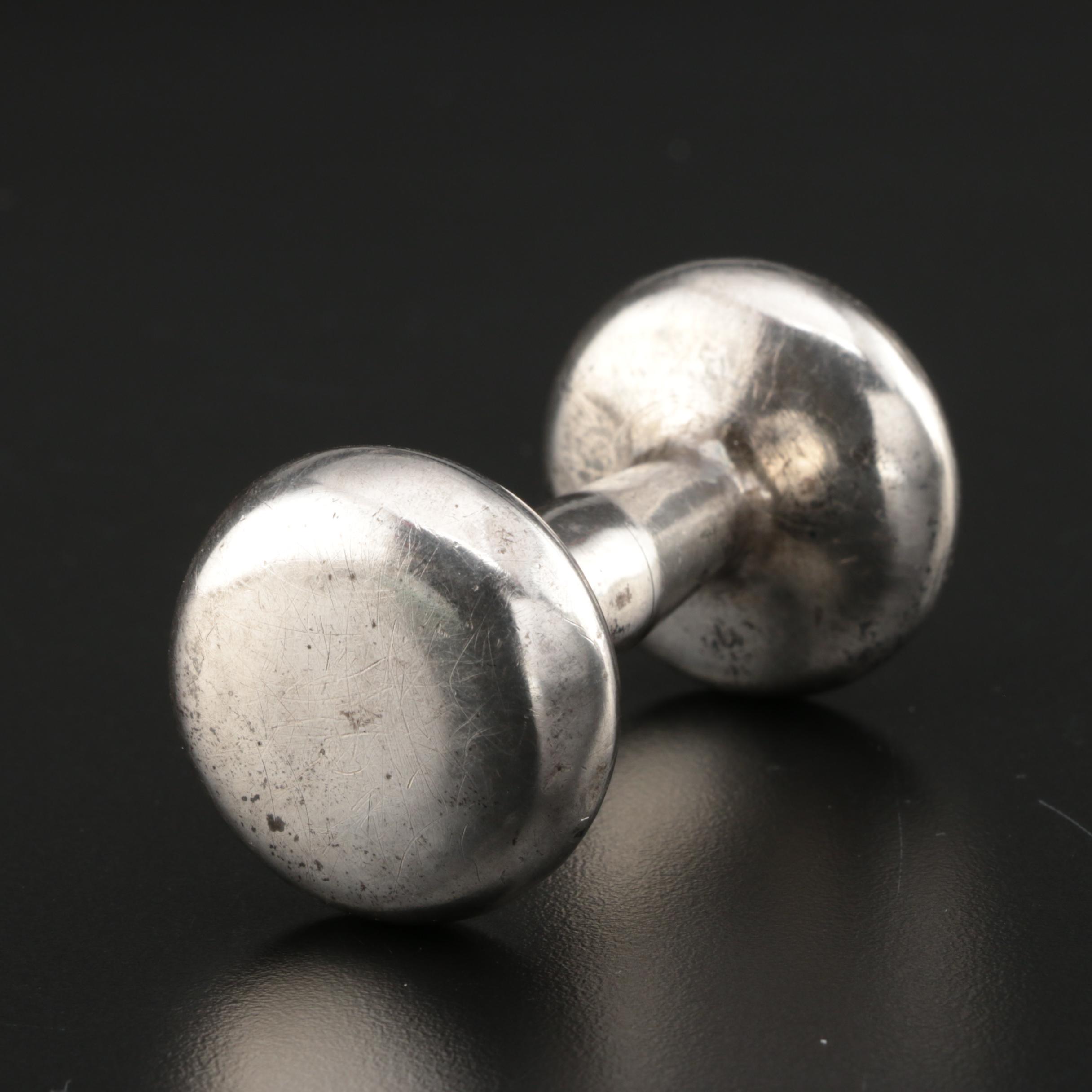 Baldwin & Miller Sterling Silver Baby Rattle