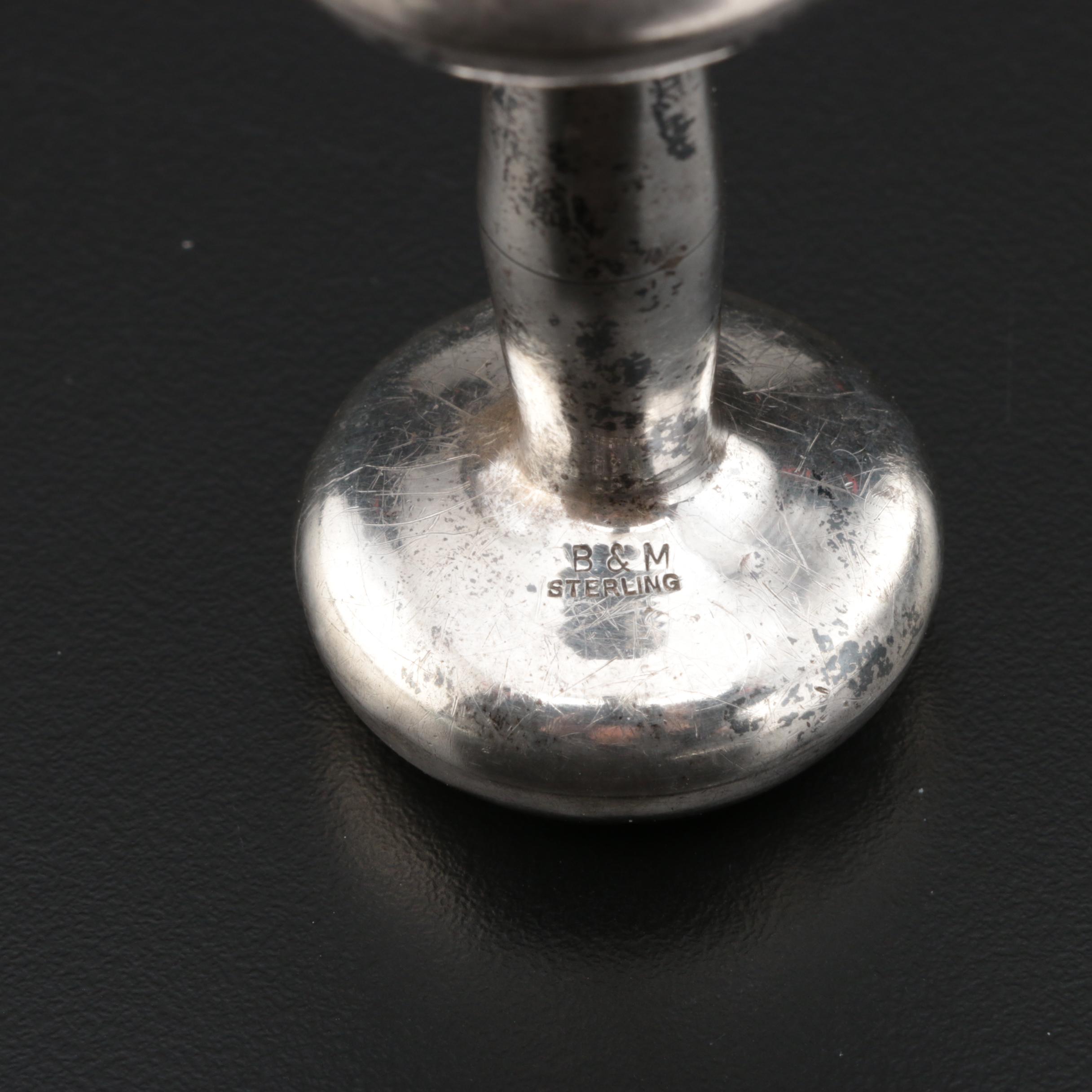 Baldwin & Miller Sterling Silver Baby Rattle